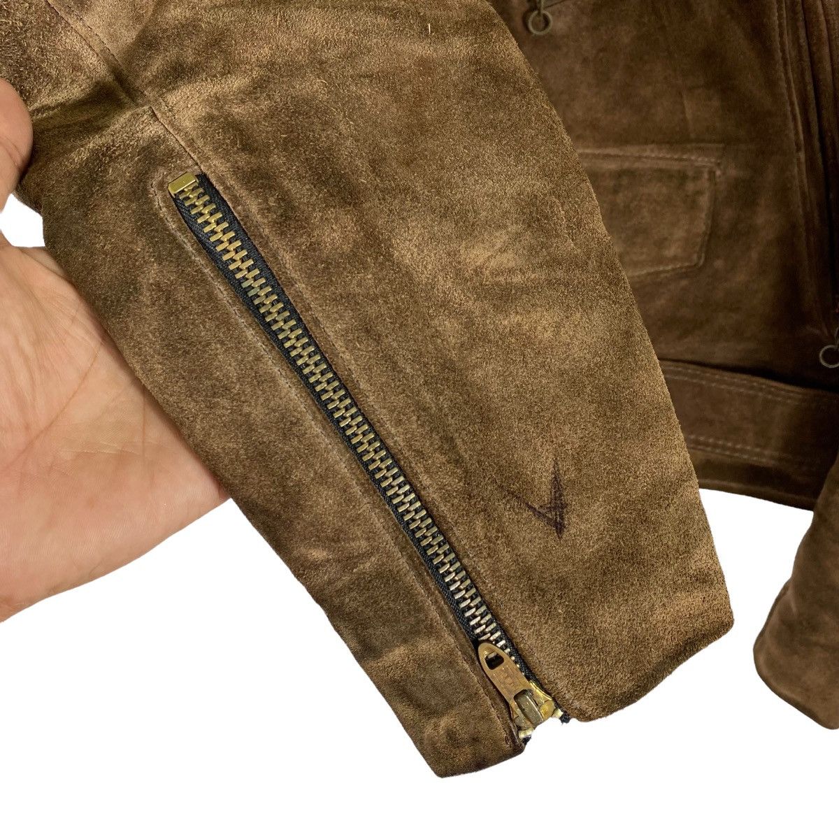 Vanson Leathers Vanson Leathers Heavyweight Washed Suede Rider Jacket Size US M / EU 48-50 / 2 - 10 Thumbnail