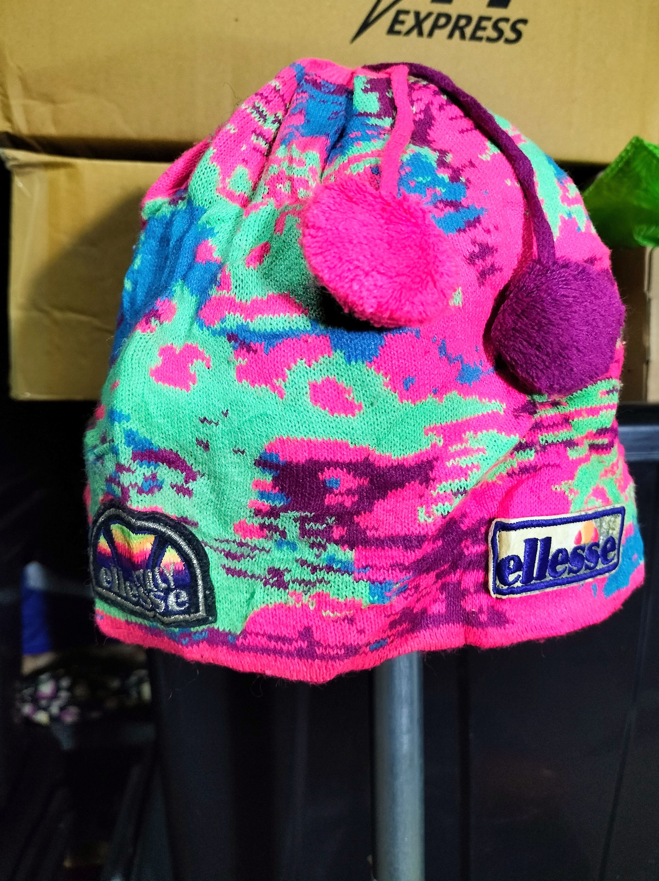 Ellesse 90s Ellesse snow Hat Ski Sports Fashion Italy Size ONE SIZE - 1 Thumbnail