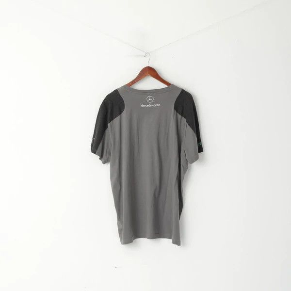 Puma Puma Men XXL T -Shirt Gray Cotton Lewis Hamilton 6469 Size US XXL / EU 58 / 5 - 6 Thumbnail