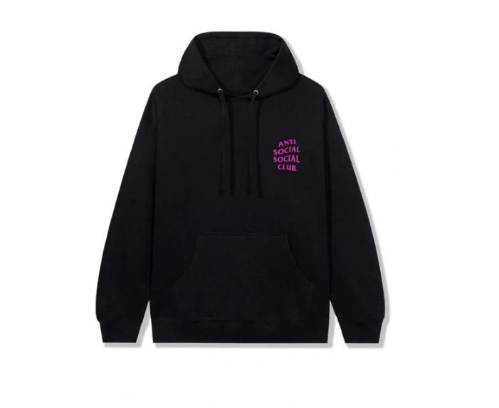 Anti Social Social Club Bubble Gum Black Hoodie ASSC DS