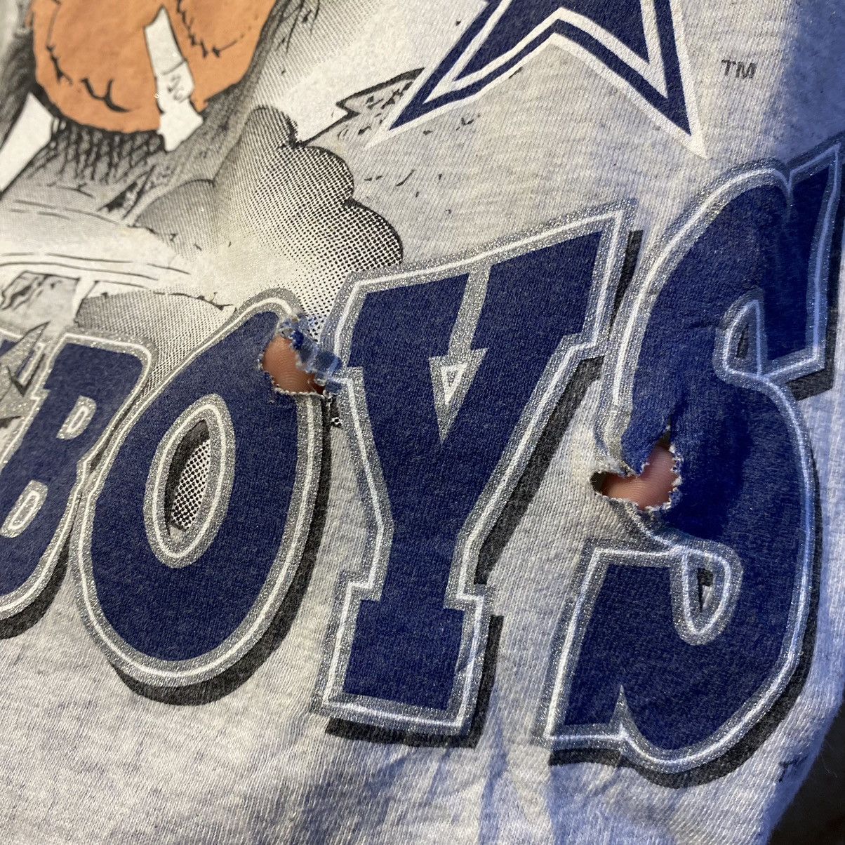 NFL × Nutmeg × Vintage VINTAGE RARE‼️Dallas Cowboys NFL Made In USA By Nutmeg Mills Size US M / EU 48-50 / 2 - 5 Thumbnail