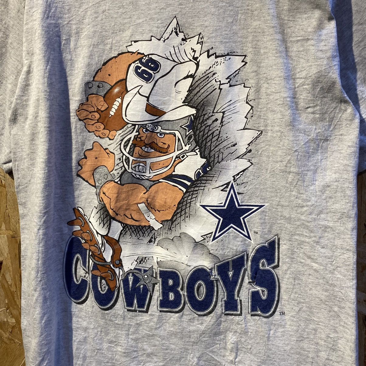 NFL × Nutmeg × Vintage VINTAGE RARE‼️Dallas Cowboys NFL Made In USA By Nutmeg Mills Size US M / EU 48-50 / 2 - 3 Thumbnail