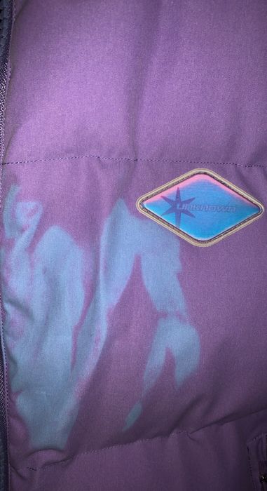 Unknown London heat reactive puffer , Purple - blue