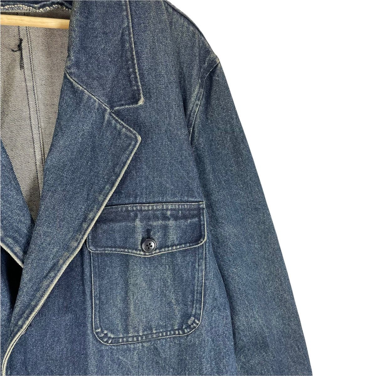 Yohji Yamamoto 🔥YS FOR MEN DENIM BUTTON JACKET Size US L / EU 52-54 / 3 - 5 Thumbnail