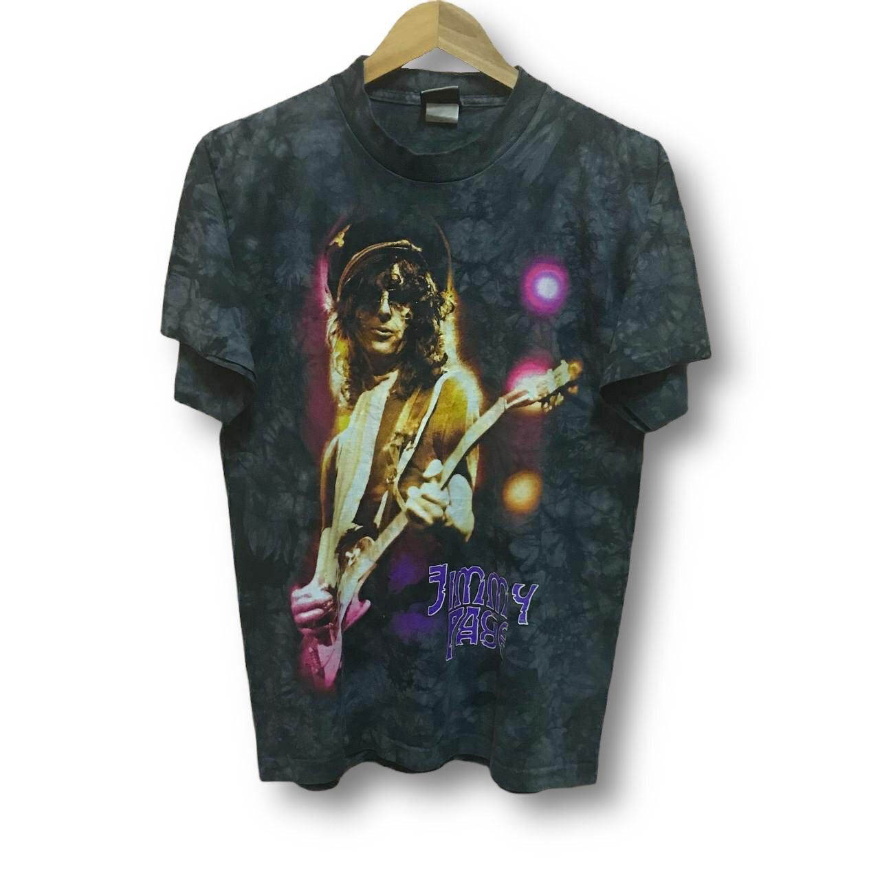 Led Zeppelin × Liquid Blue × Vintage Vintage Jimmy Page Led Zeppelin Tie Dye T Shirt Size US M / EU 48-50 / 2 - 1 Thumbnail