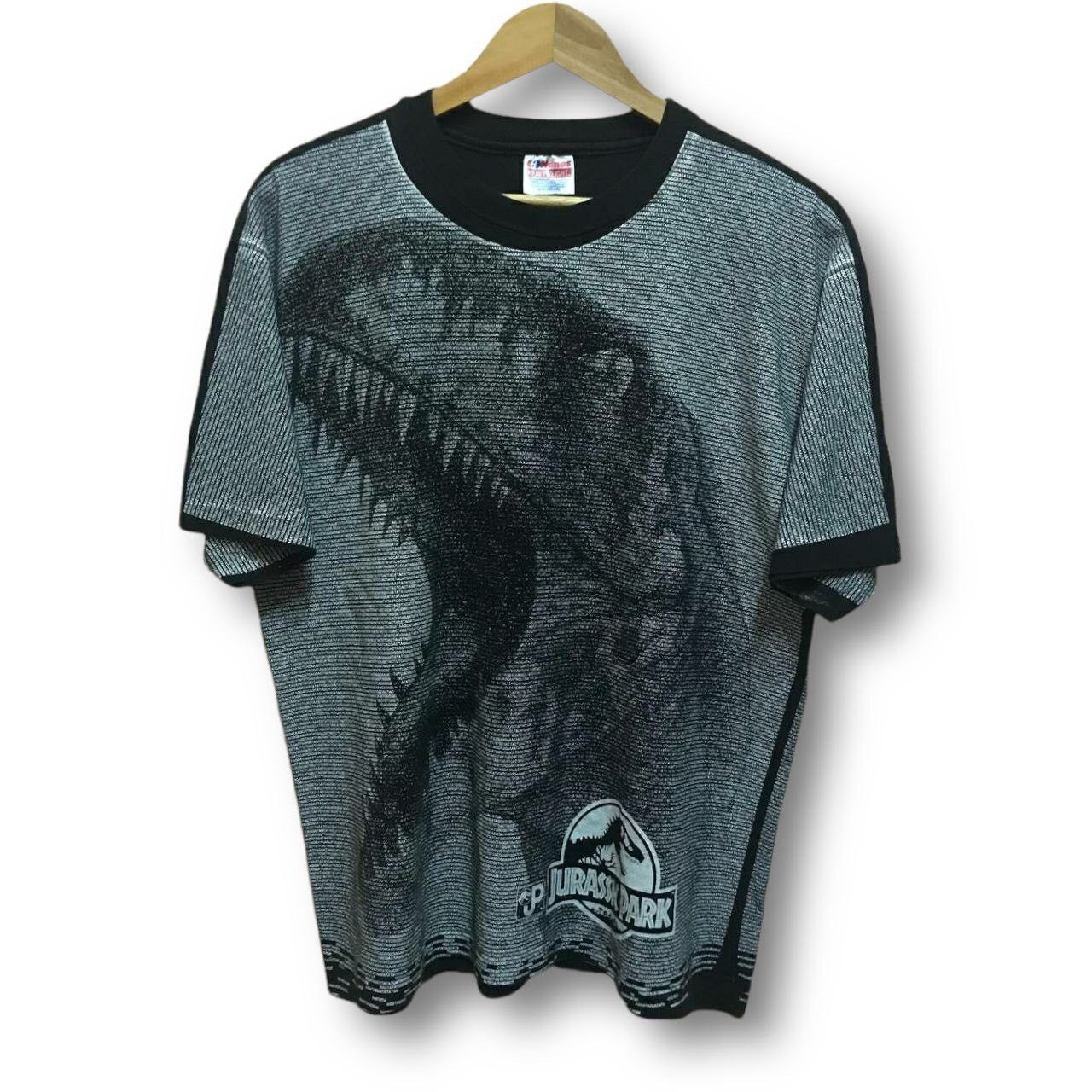 Universal Studios × Vintage Vintage 1993 Jurassic Park Crash McCreery All Over Print Size US L / EU 52-54 / 3 - 1 Thumbnail