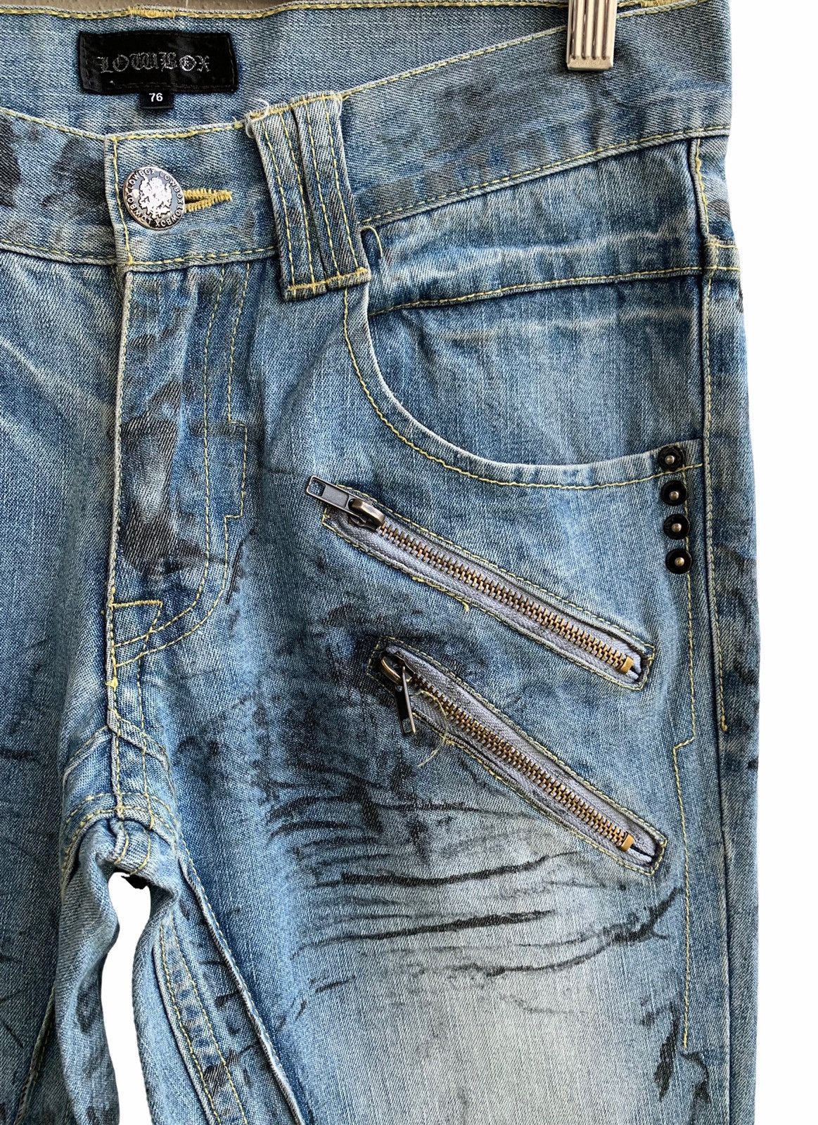 Japanese Brand Japanese Brand Lowbox Distressed Jeans Size US 30 / EU 46 - 7 Thumbnail