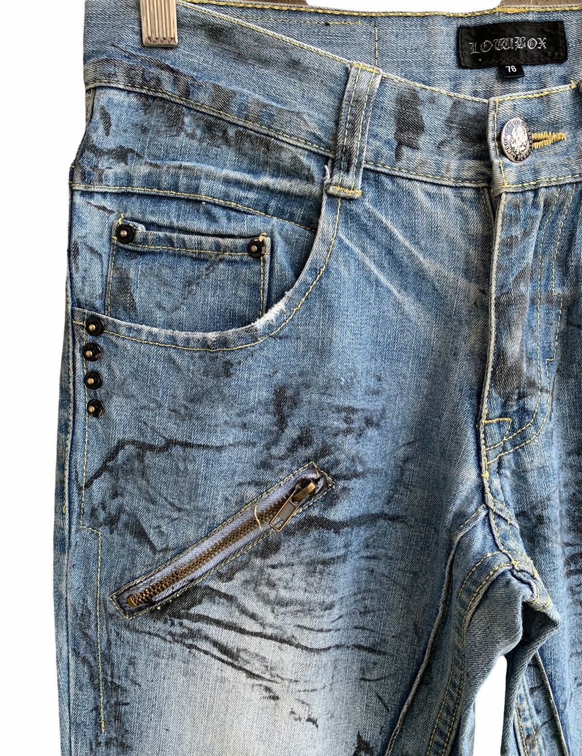 Japanese Brand Japanese Brand Lowbox Distressed Jeans Size US 30 / EU 46 - 8 Thumbnail