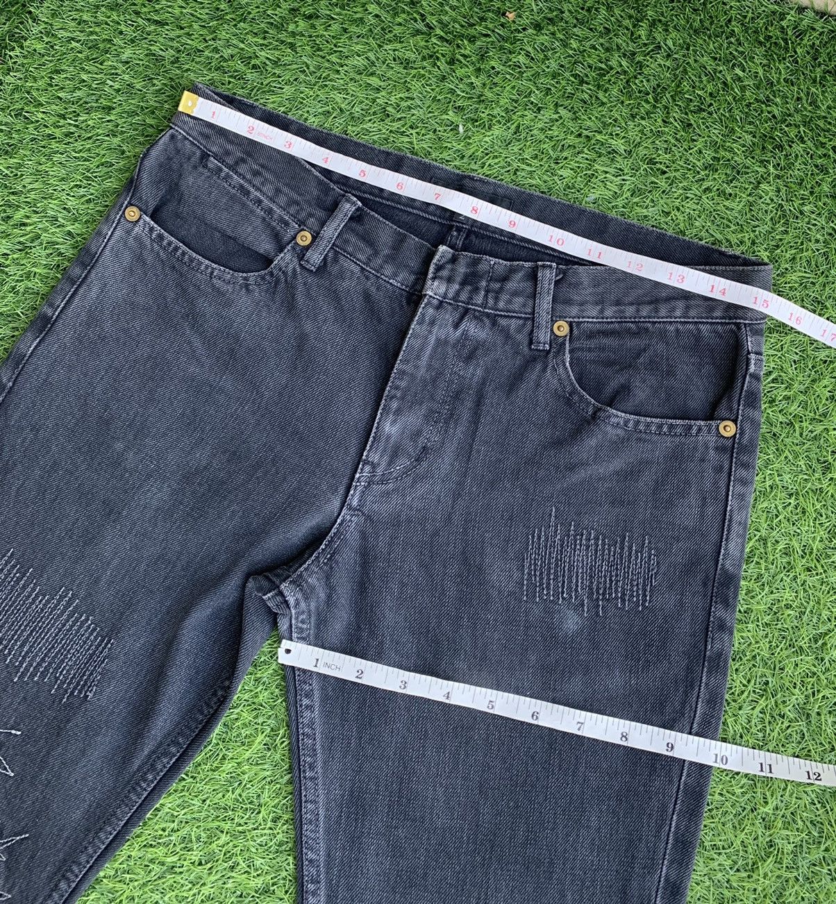 Japanese Brand 🔥Delete Today Japanese Brand Wizard Distressed Patchwork Size US 29 - 16 Thumbnail