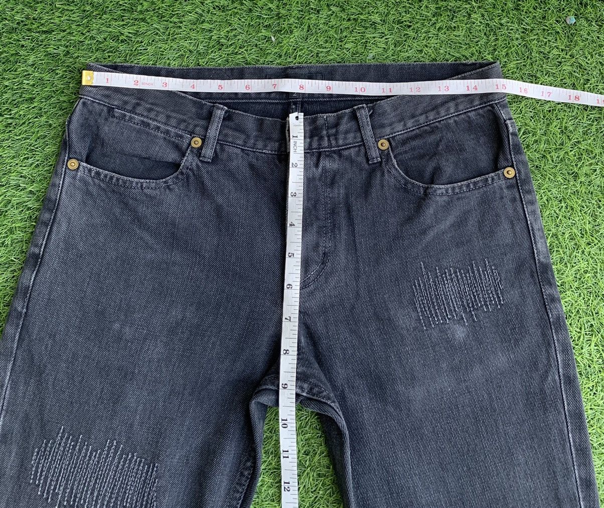 Japanese Brand 🔥Delete Today Japanese Brand Wizard Distressed Patchwork Size US 29 - 15 Thumbnail