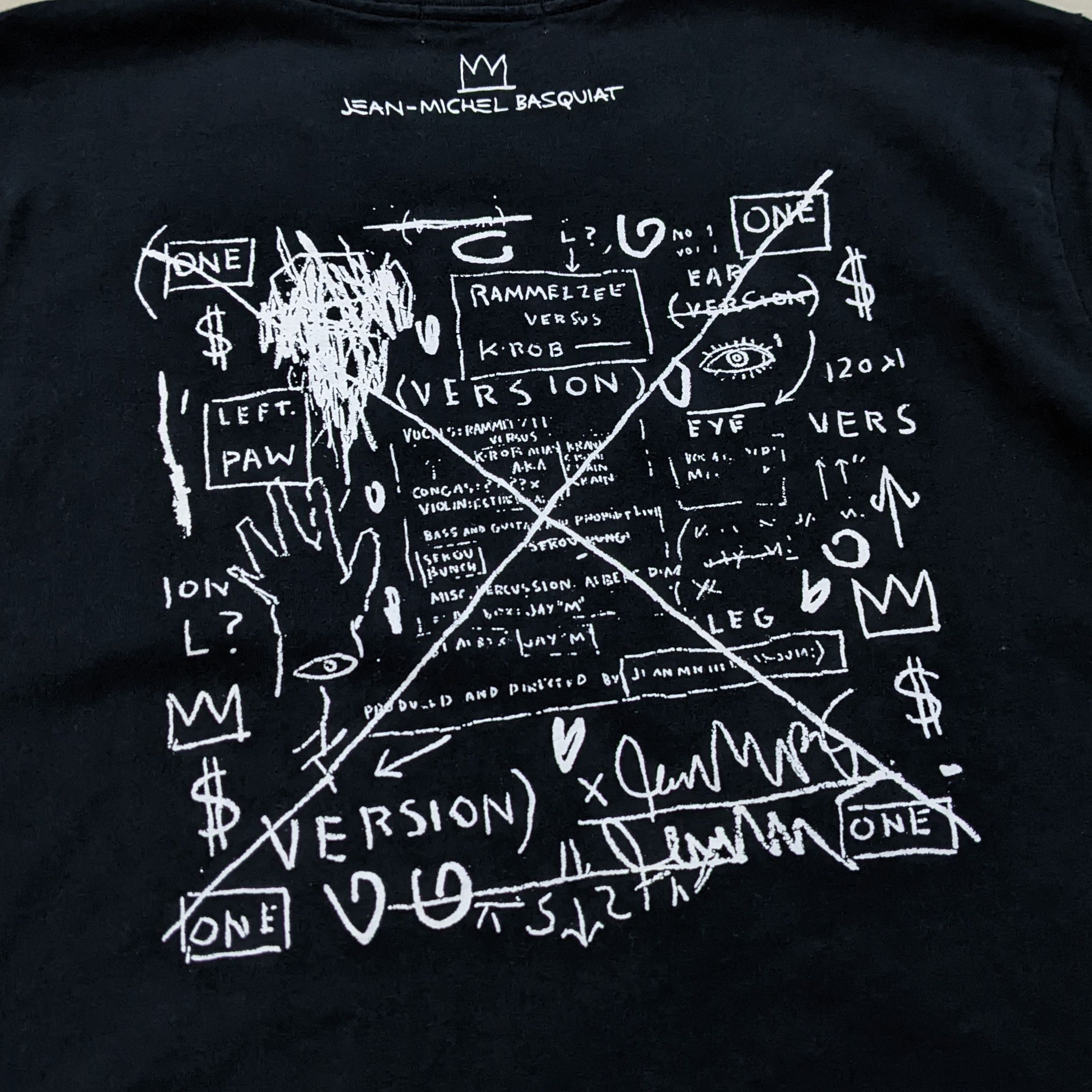 Jean-Michel Basquiat JEAN MICHEL BASQUIAT T Shirt Vintage 80's Graffiti Tee Size US L / EU 52-54 / 3 - 4 Thumbnail