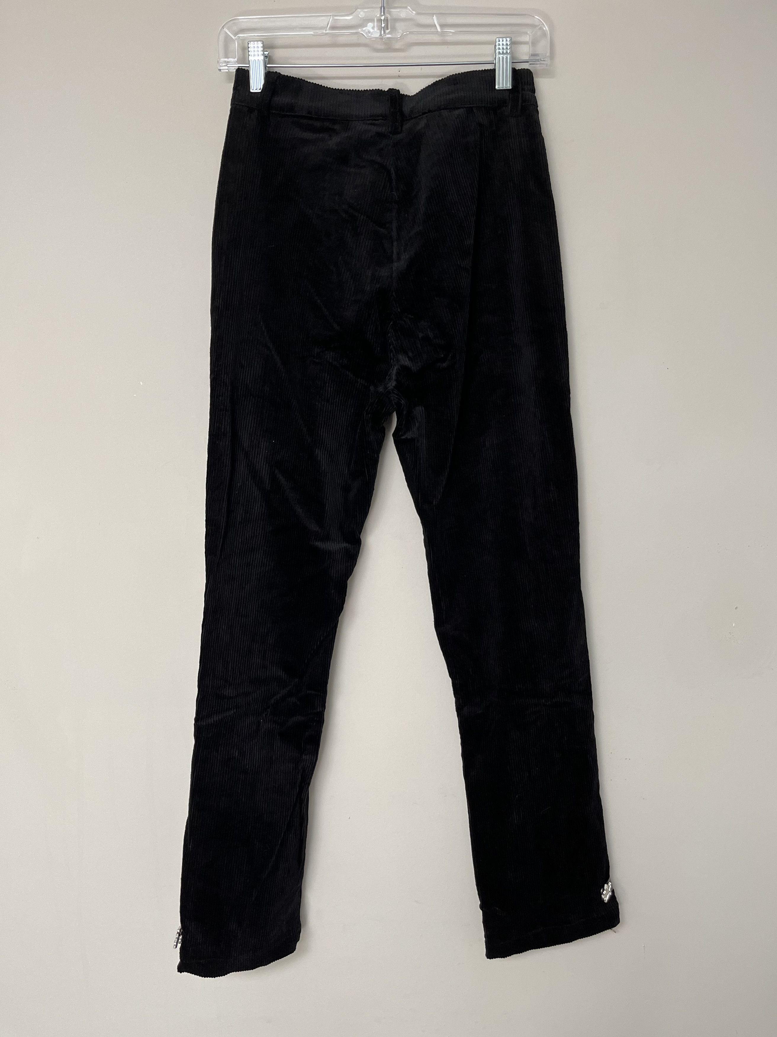 Other Jack Lyons Pythia High Waisted Black Corduroy Flares Size US 26 / EU 42 - 2 Thumbnail