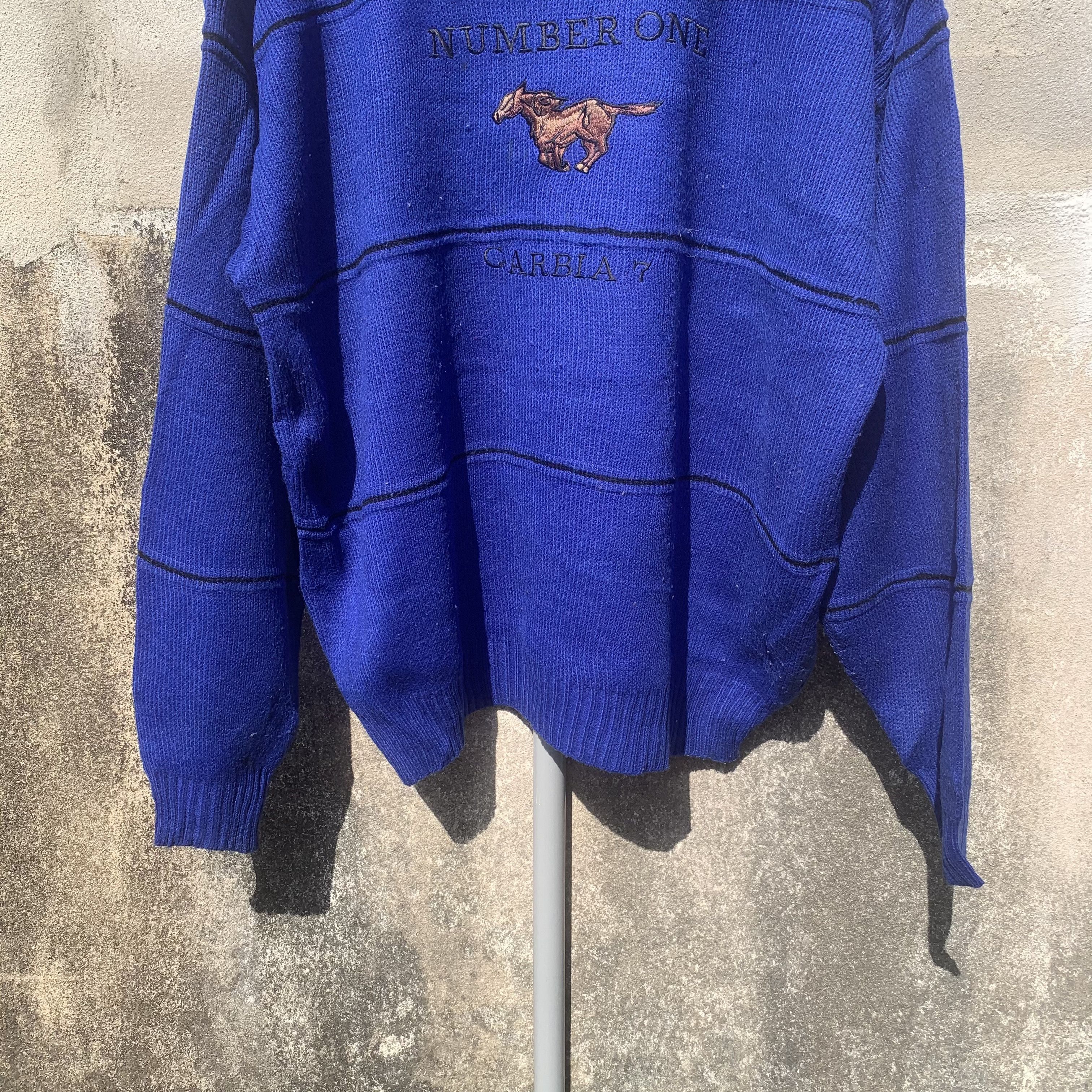 Vintage 💥 STEALS 💥 Vintage Carbia Honey Comb Knit Jumper Sweater Size US L / EU 52-54 / 3 - 3 Thumbnail
