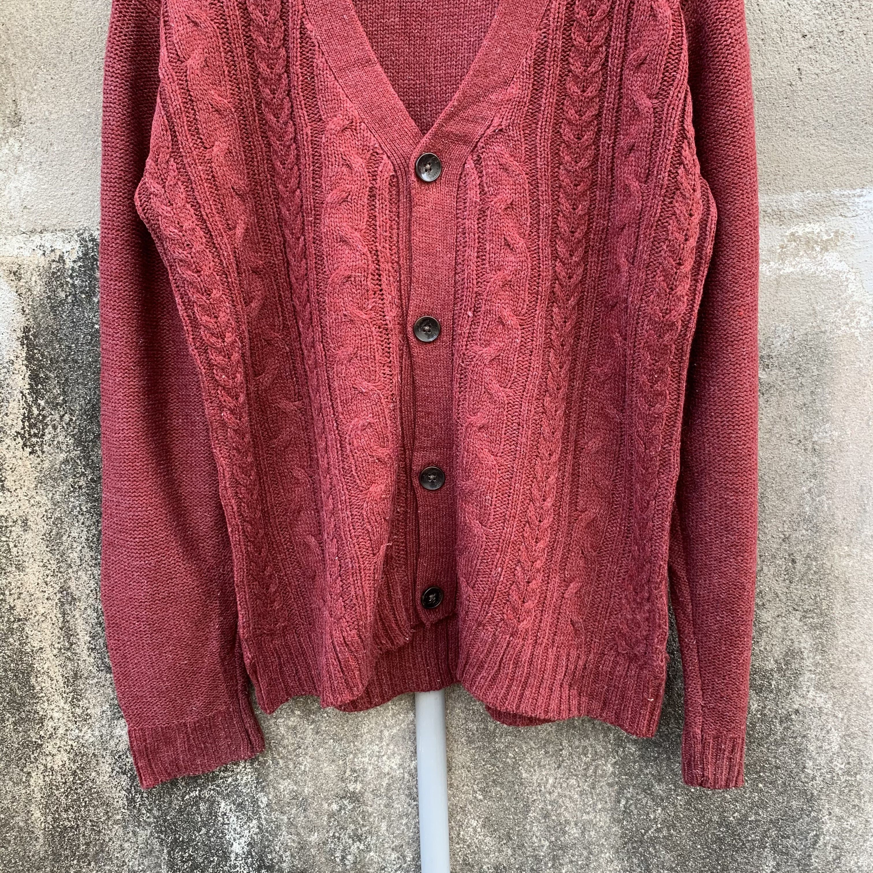 Aran Isles Knitwear SEND OFFER🍁Ikka Cable Knit Tocang PatternedCardigan Sweater Size US M / EU 48-50 / 2 - 3 Thumbnail