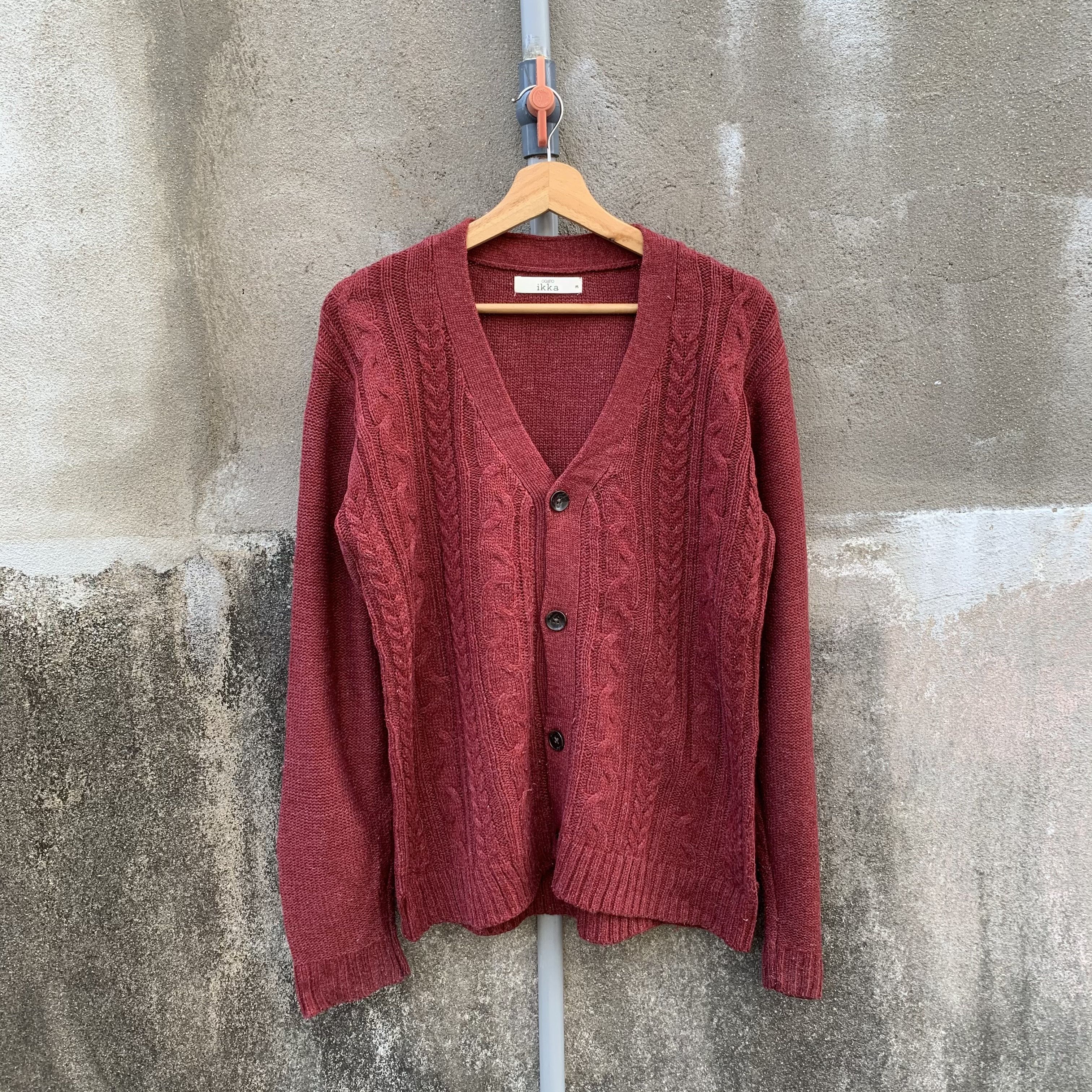 Aran Isles Knitwear SEND OFFER🍁Ikka Cable Knit Tocang PatternedCardigan Sweater Size US M / EU 48-50 / 2 - 1 Thumbnail