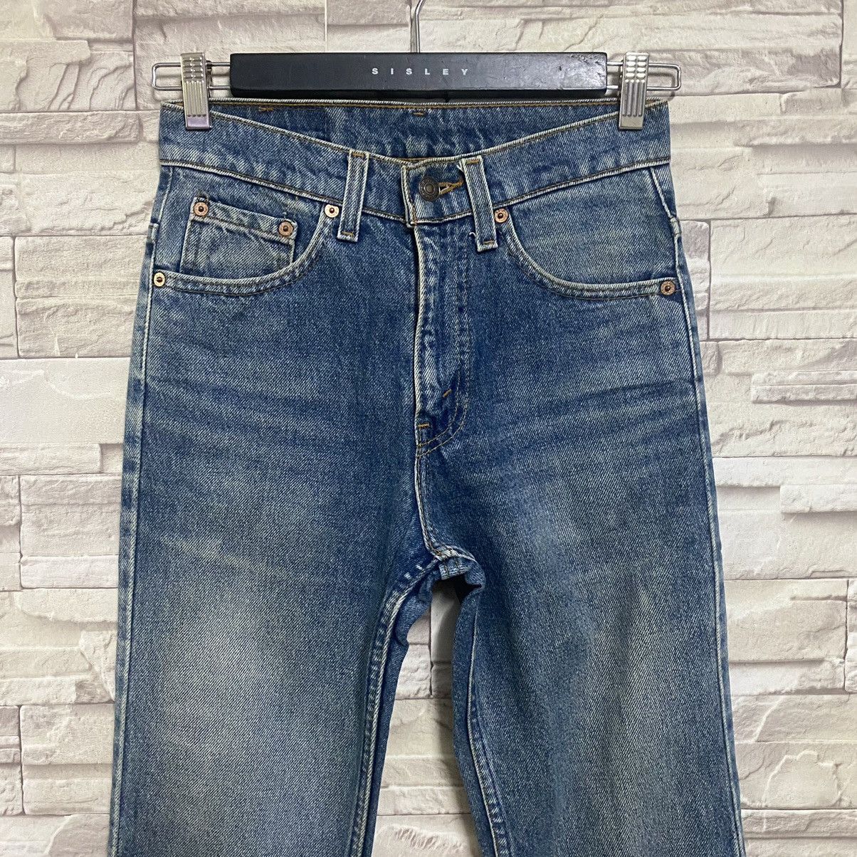 Levi's Vintage 80s Levis 517 Flare Jeans 26x33 Hedi Slimane Size US 26 / EU 42 - 4 Thumbnail