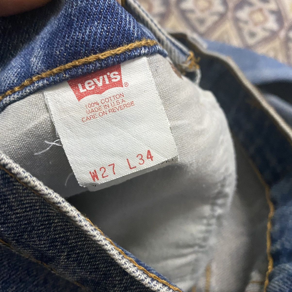 Levi's Vintage 80s Levis 517 Flare Jeans 26x33 Hedi Slimane Size US 26 / EU 42 - 15 Thumbnail