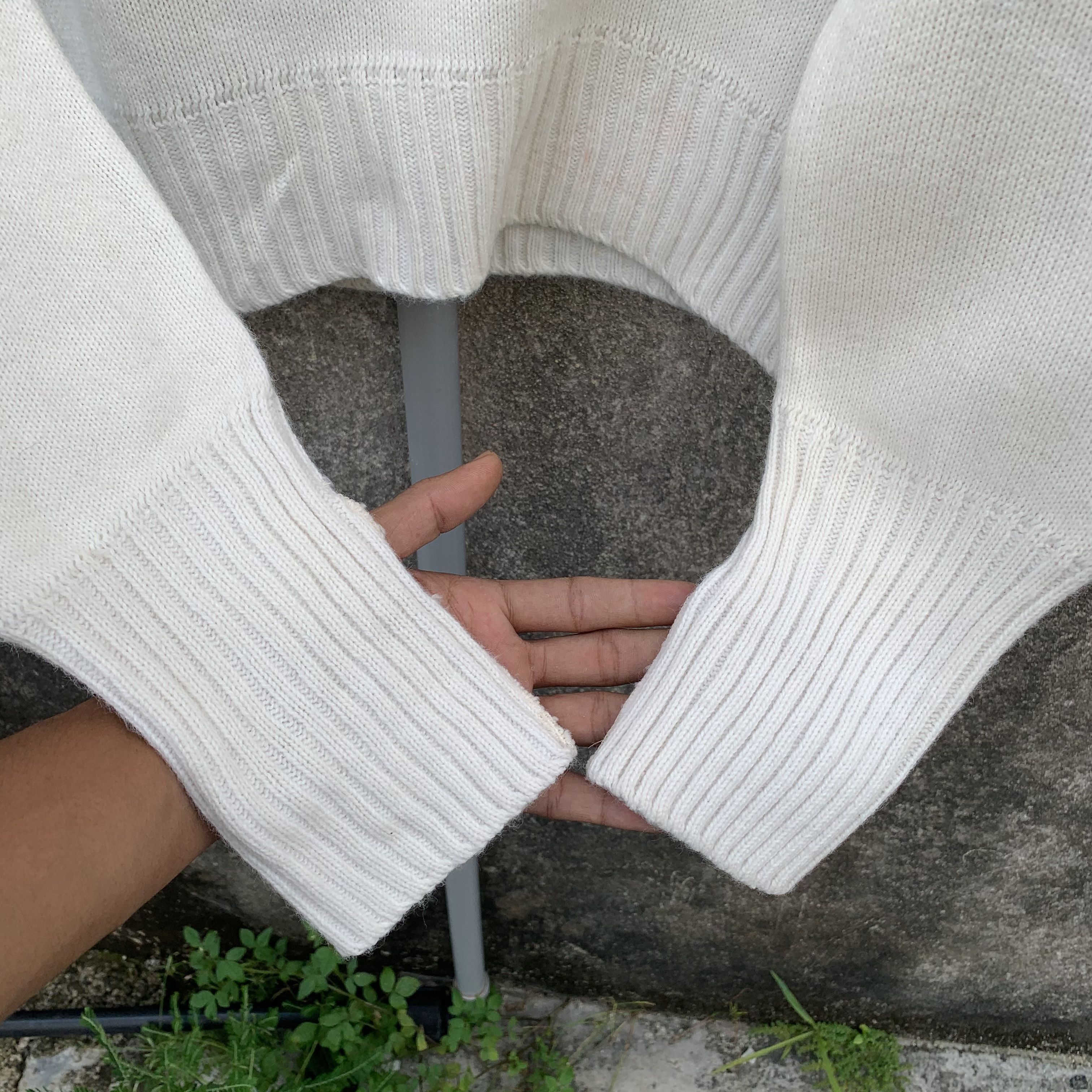 Aran Isles Knitwear STEALS 💥 Vintage Cheerleader Knit V Neck VERY RARE Sweater Size US S / EU 44-46 / 1 - 6 Thumbnail