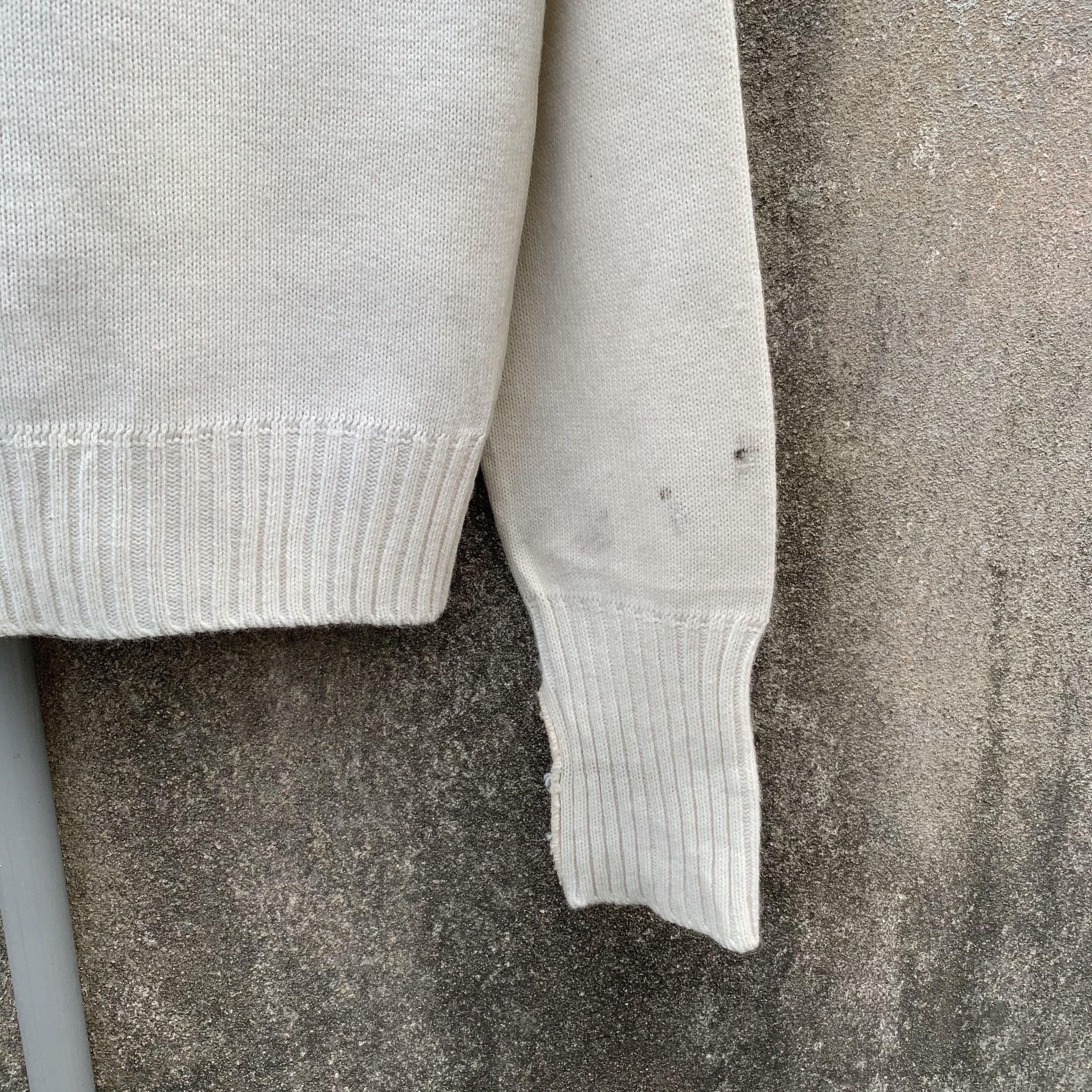 Aran Isles Knitwear STEALS 💥 Vintage Cheerleader Knit V Neck VERY RARE Sweater Size US S / EU 44-46 / 1 - 8 Thumbnail
