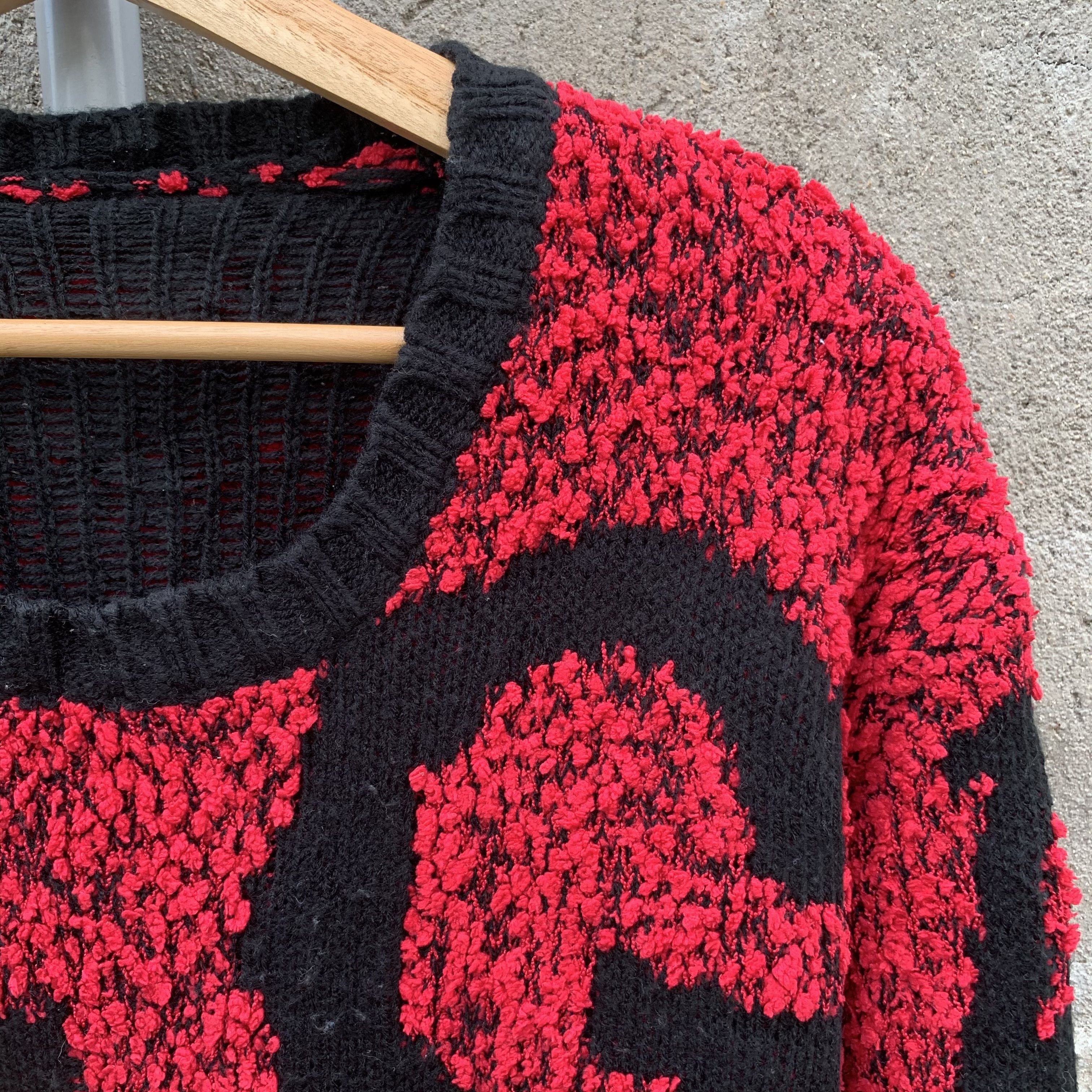 Japanese Brand 💥 STEALS 💥 Lovers Waffle Brioche Knit Pullover Sweater Size US S / EU 44-46 / 1 - 6 Thumbnail