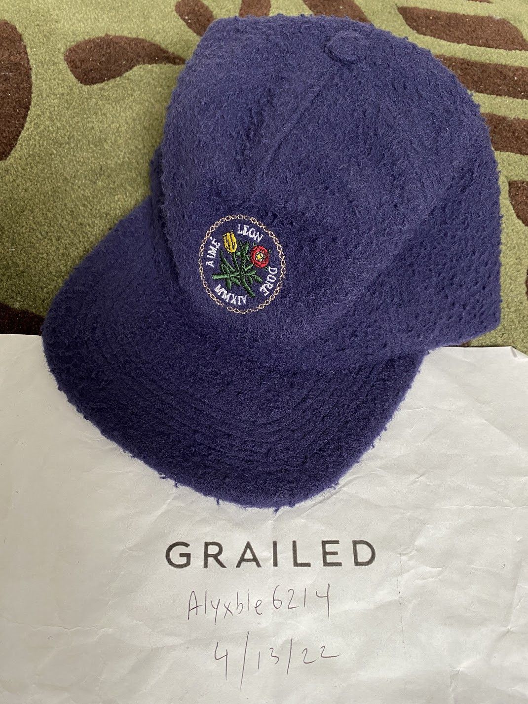 Aime Leon Dore Aime Leon Dore Casentino Queens Crest Hat - NAVY Size ONE SIZE - 5 Thumbnail