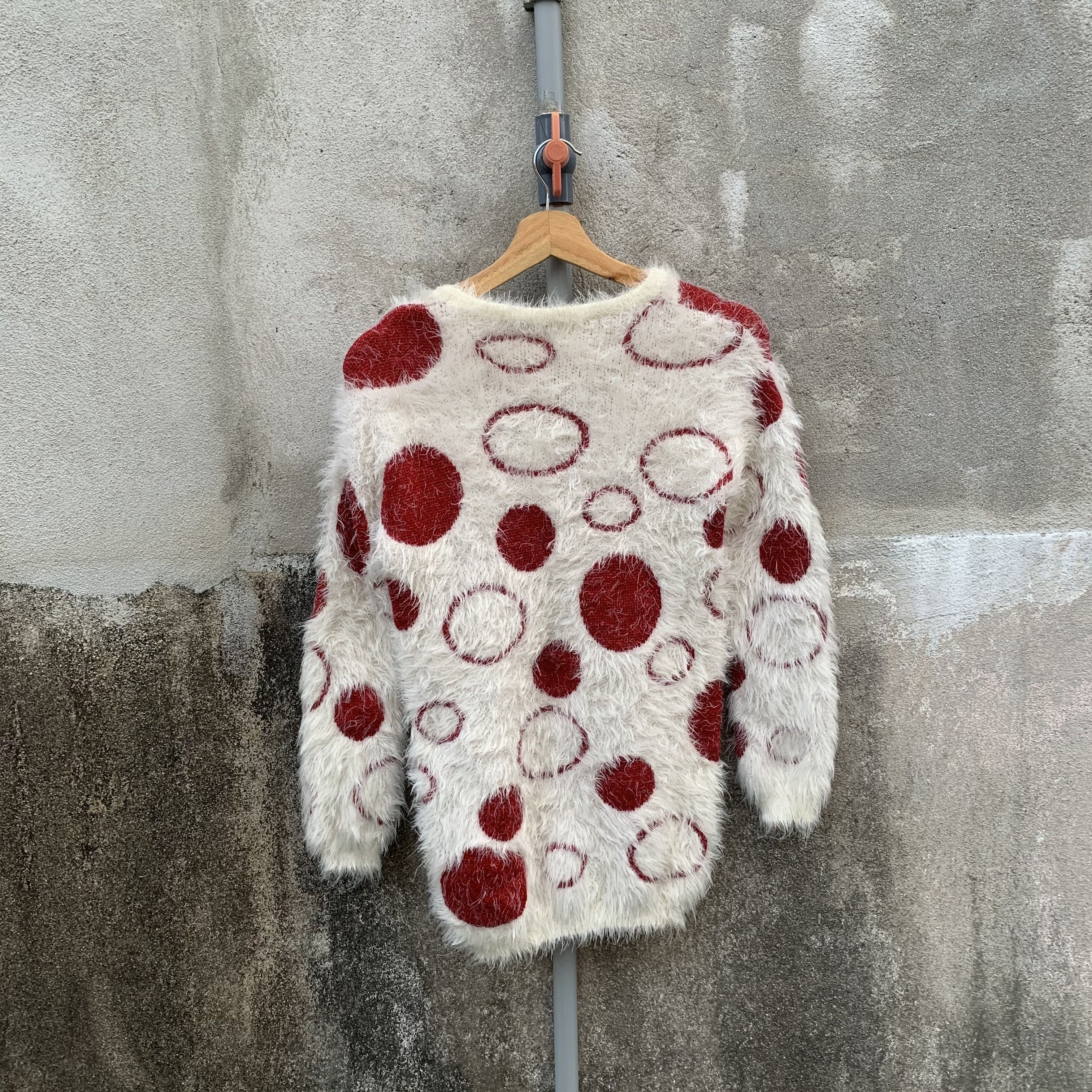 Aran Isles Knitwear Mohair Fur Japanese Vintage Sweater Jumper Pullover Sweater Size US XXS / EU 40 - 7 Thumbnail