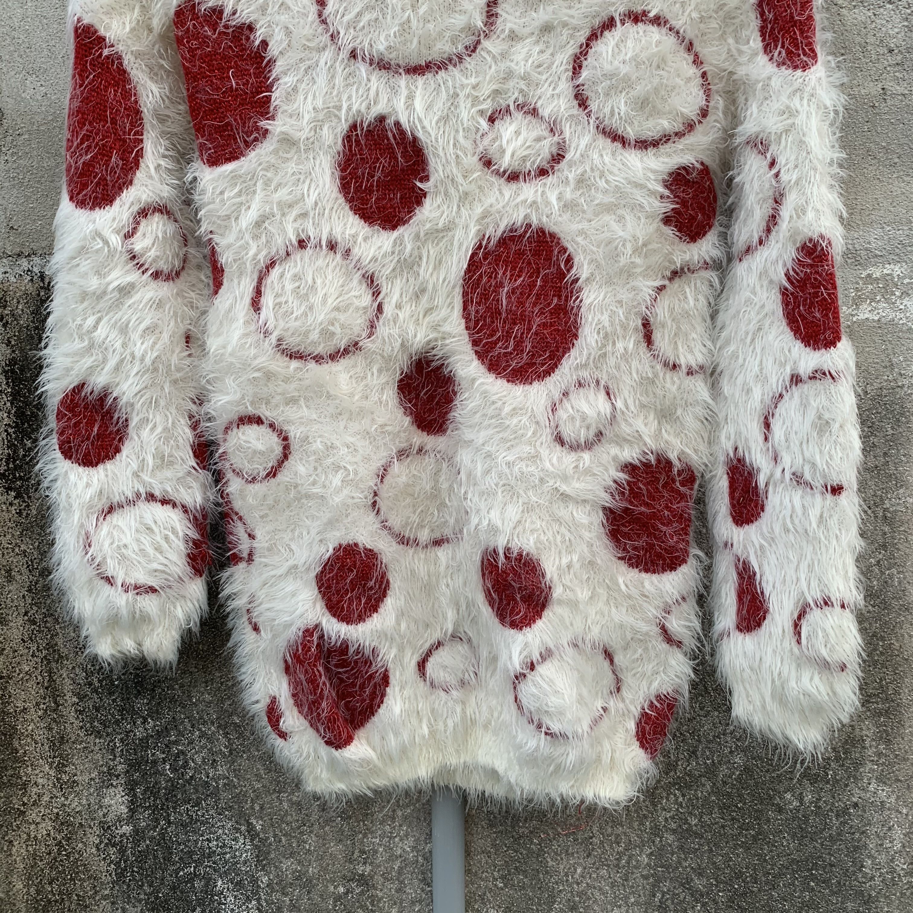 Aran Isles Knitwear Mohair Fur Japanese Vintage Sweater Jumper Pullover Sweater Size US XXS / EU 40 - 6 Thumbnail