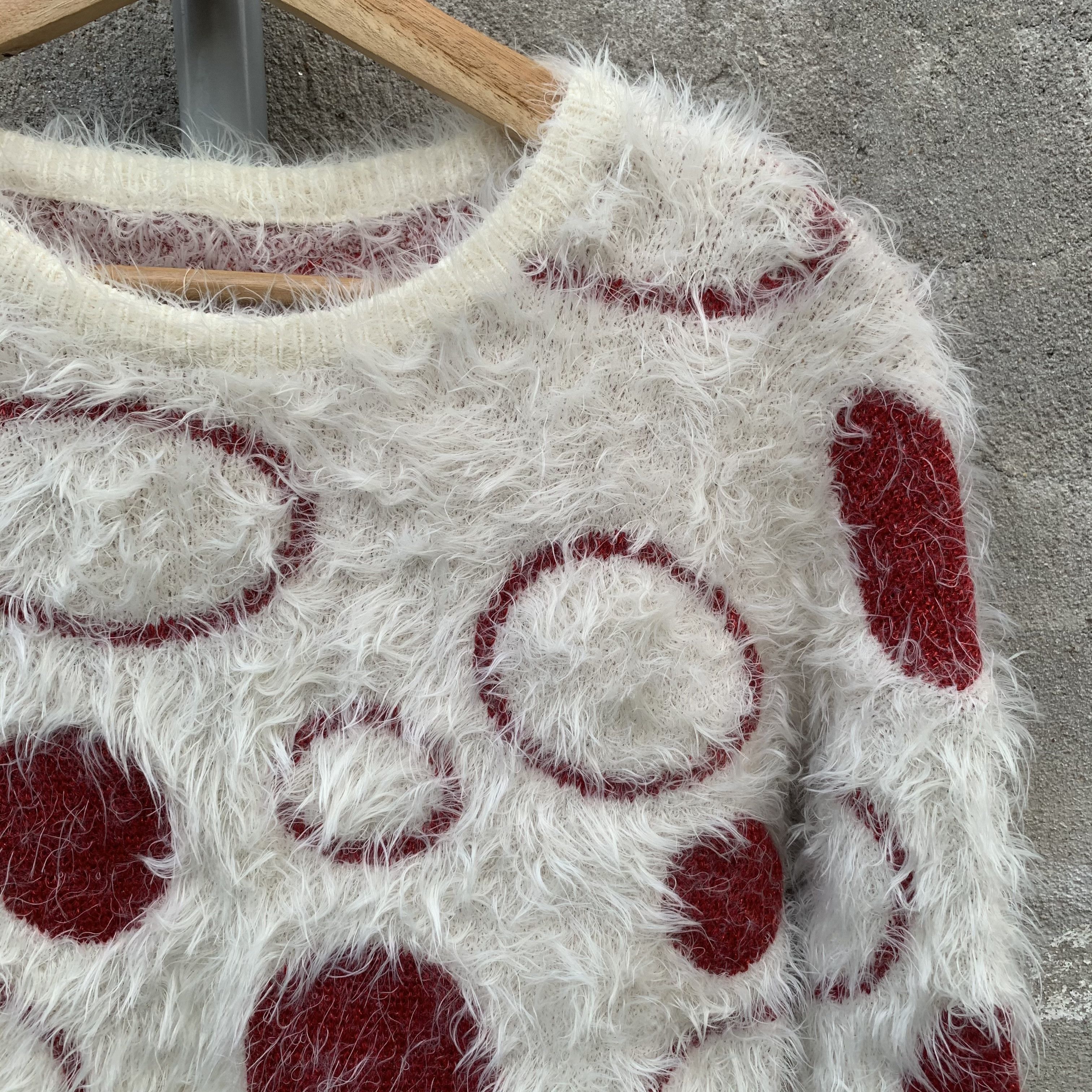 Aran Isles Knitwear Mohair Fur Japanese Vintage Sweater Jumper Pullover Sweater Size US XXS / EU 40 - 4 Thumbnail