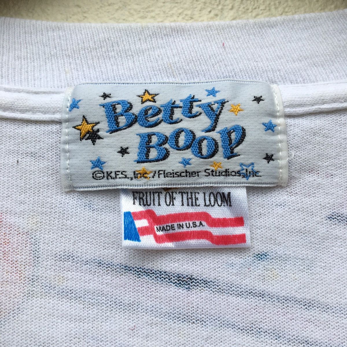 Cartoon Network Vintage BETTY BOOP ALL OVER PRINT DESIGN T-shirt Size US L / EU 52-54 / 3 - 11 Thumbnail