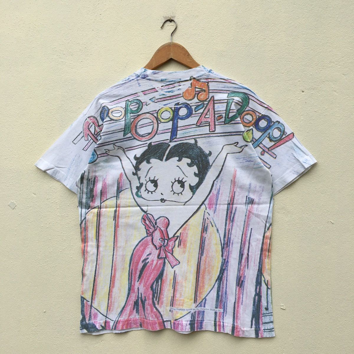 Cartoon Network Vintage BETTY BOOP ALL OVER PRINT DESIGN T-shirt Size US L / EU 52-54 / 3 - 8 Thumbnail
