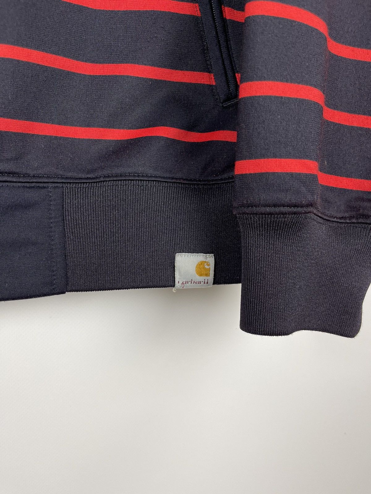 Carhartt Carhartt Maritim striped track jacket full zip Size US L / EU 52-54 / 3 - 6 Thumbnail