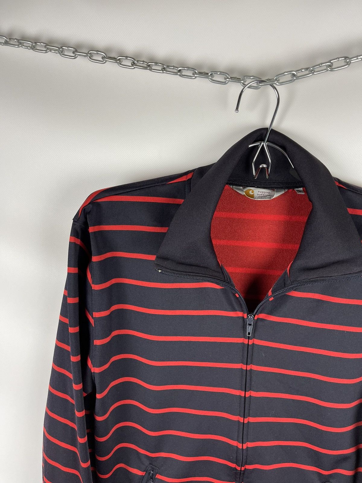 Carhartt Carhartt Maritim striped track jacket full zip Size US L / EU 52-54 / 3 - 2 Thumbnail