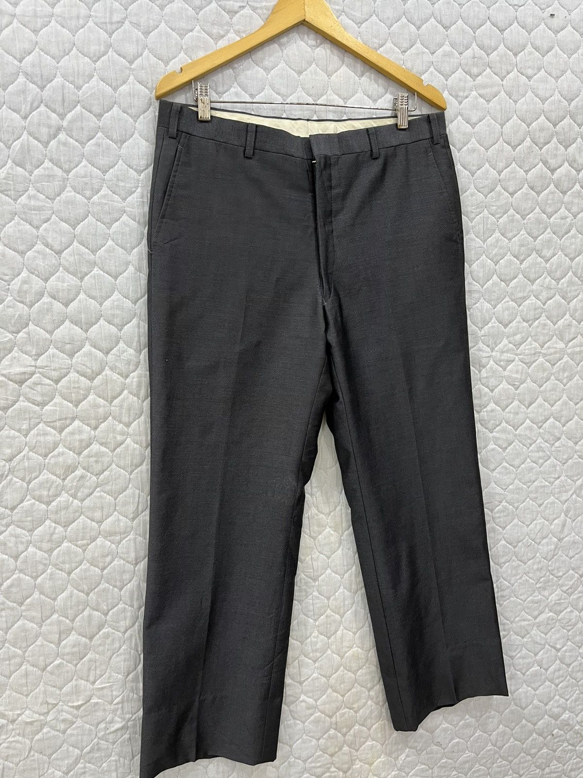 Burberry U. VINTAGE BURBERRY WOOL PANTS Size US 34 / EU 50 - 3 Thumbnail