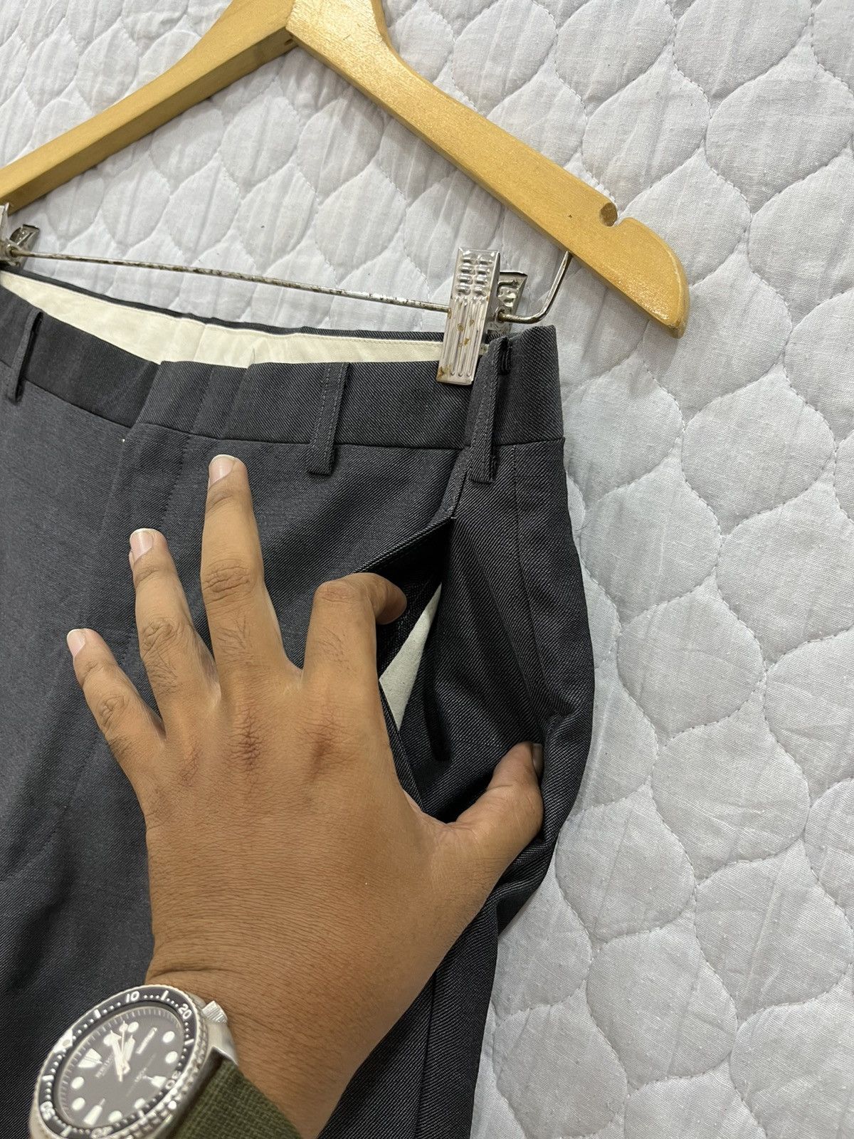 Burberry U. VINTAGE BURBERRY WOOL PANTS Size US 34 / EU 50 - 4 Thumbnail