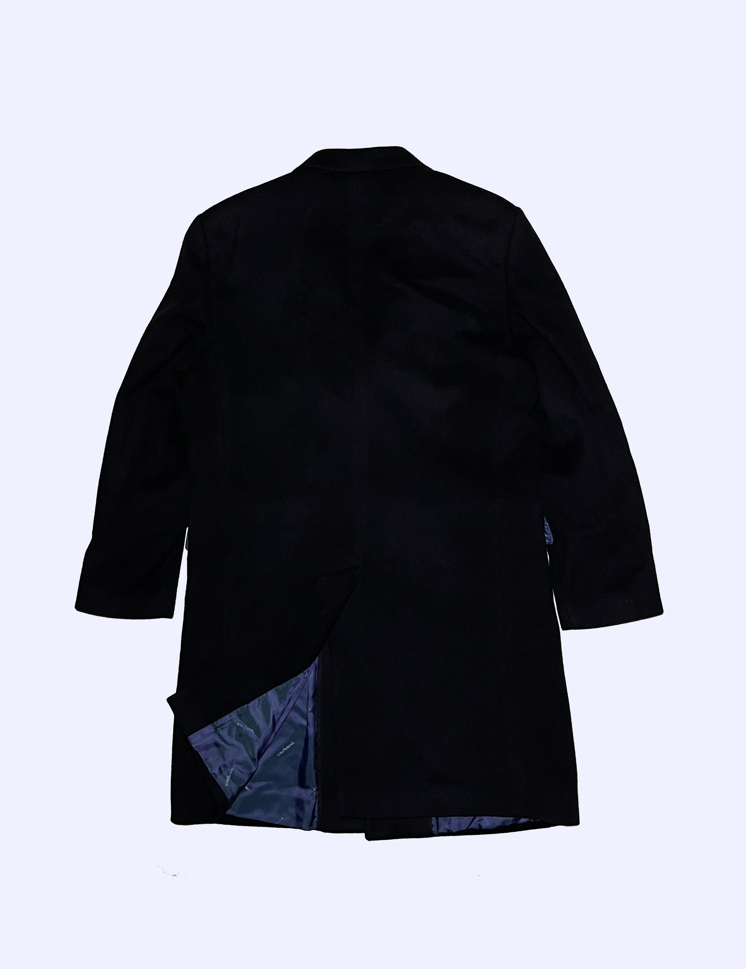 Cacharel CACHAREL Cashmere+Wool Navy Blue Stunning Overcoat Size US L / EU 52-54 / 3 - 16 Thumbnail