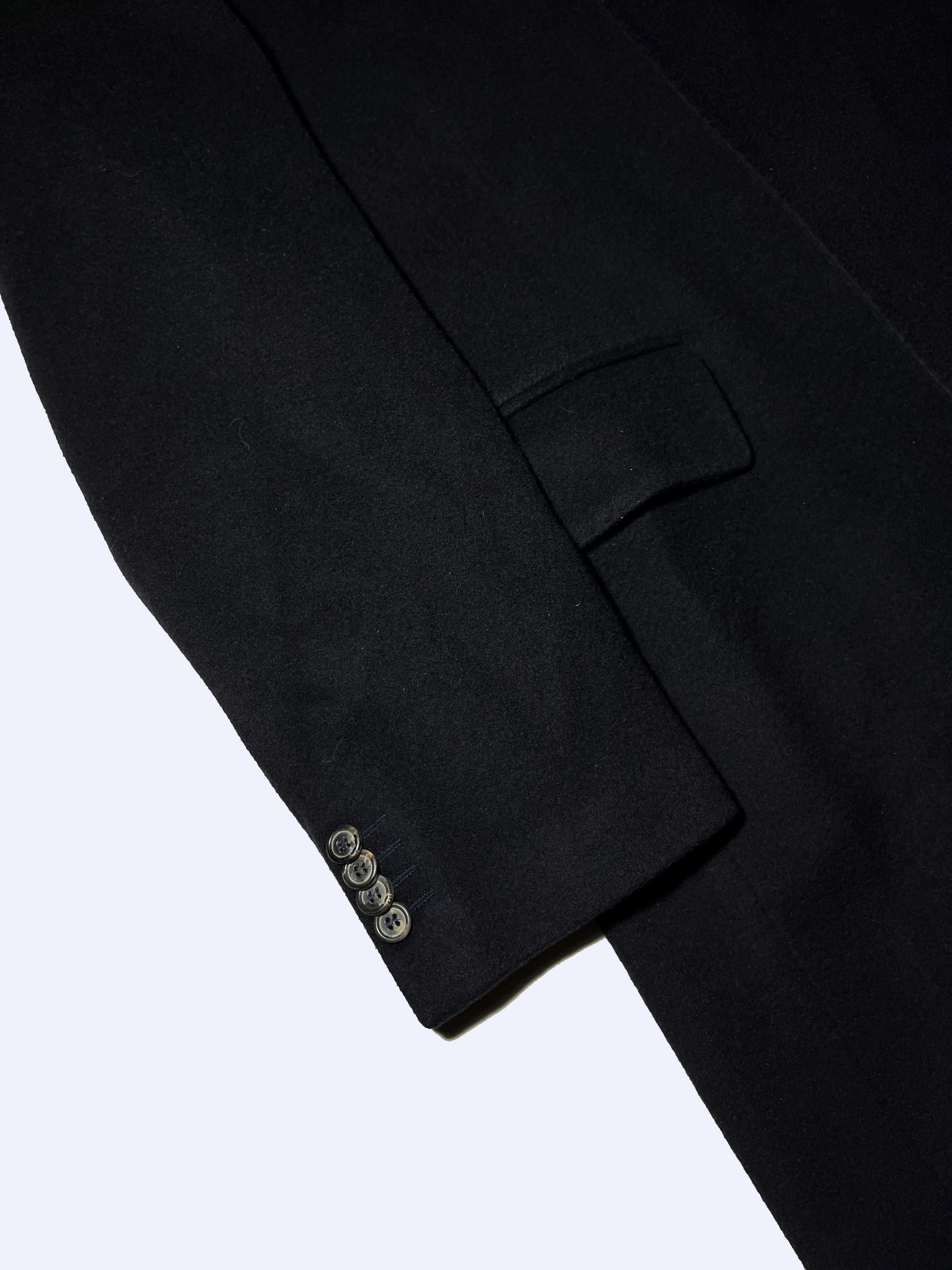 Cacharel CACHAREL Cashmere+Wool Navy Blue Stunning Overcoat Size US L / EU 52-54 / 3 - 9 Thumbnail