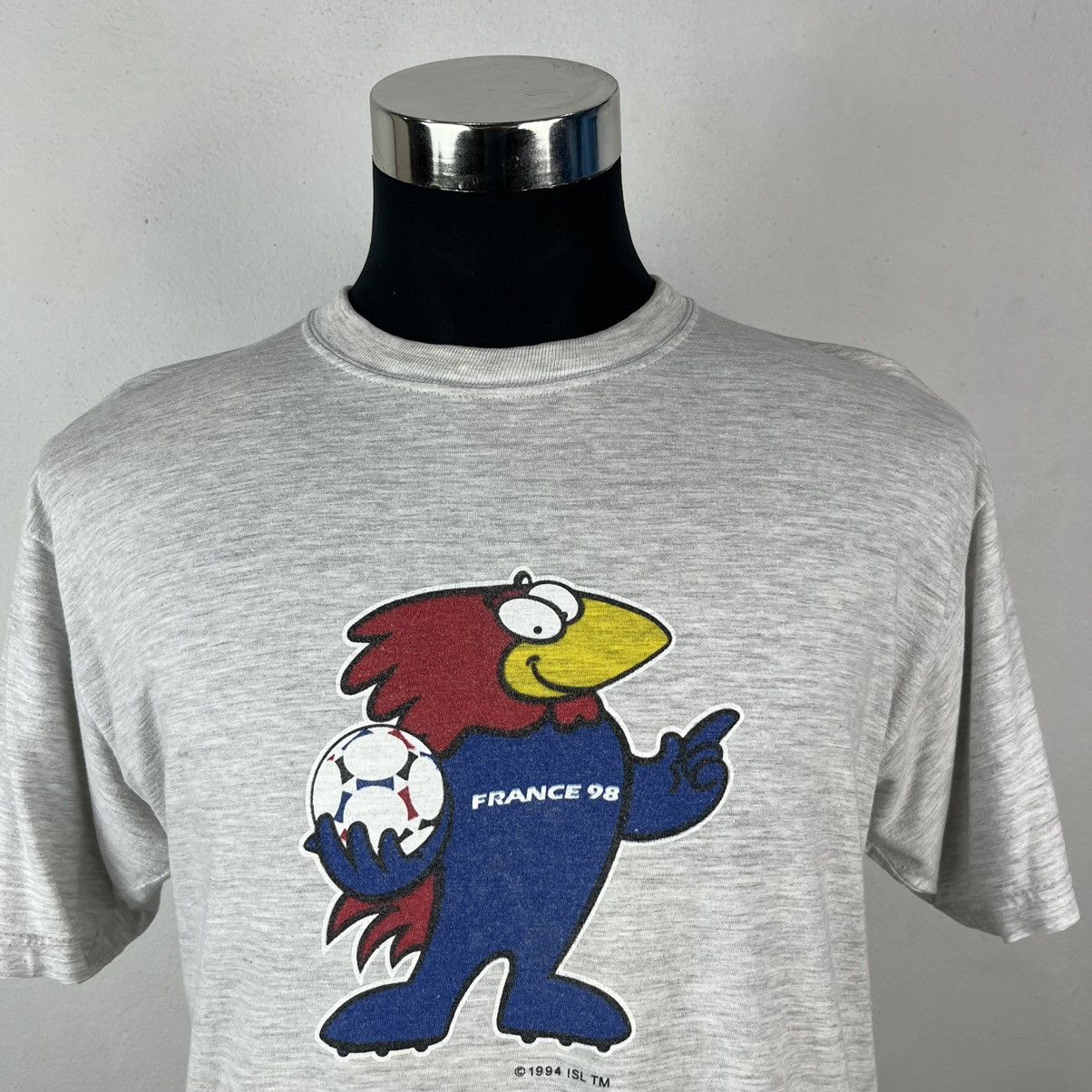Vintage Vtg World Cup France 98 Tee Size US M / EU 48-50 / 2 - 2 Thumbnail