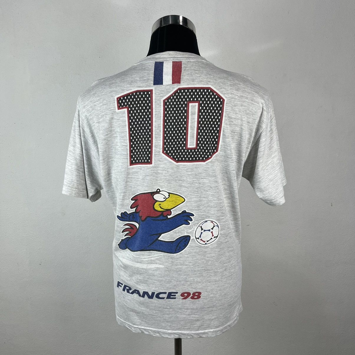 Vintage Vtg World Cup France 98 Tee Size US M / EU 48-50 / 2 - 6 Thumbnail