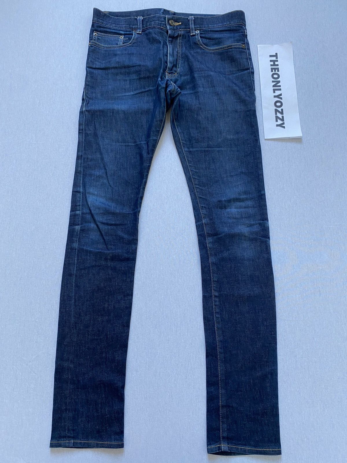 Saint Laurent Paris Hedi Era Saint Laurent D02 Skinny Jean Dark Indigo sz 31 Size US 31 - 1 Thumbnail