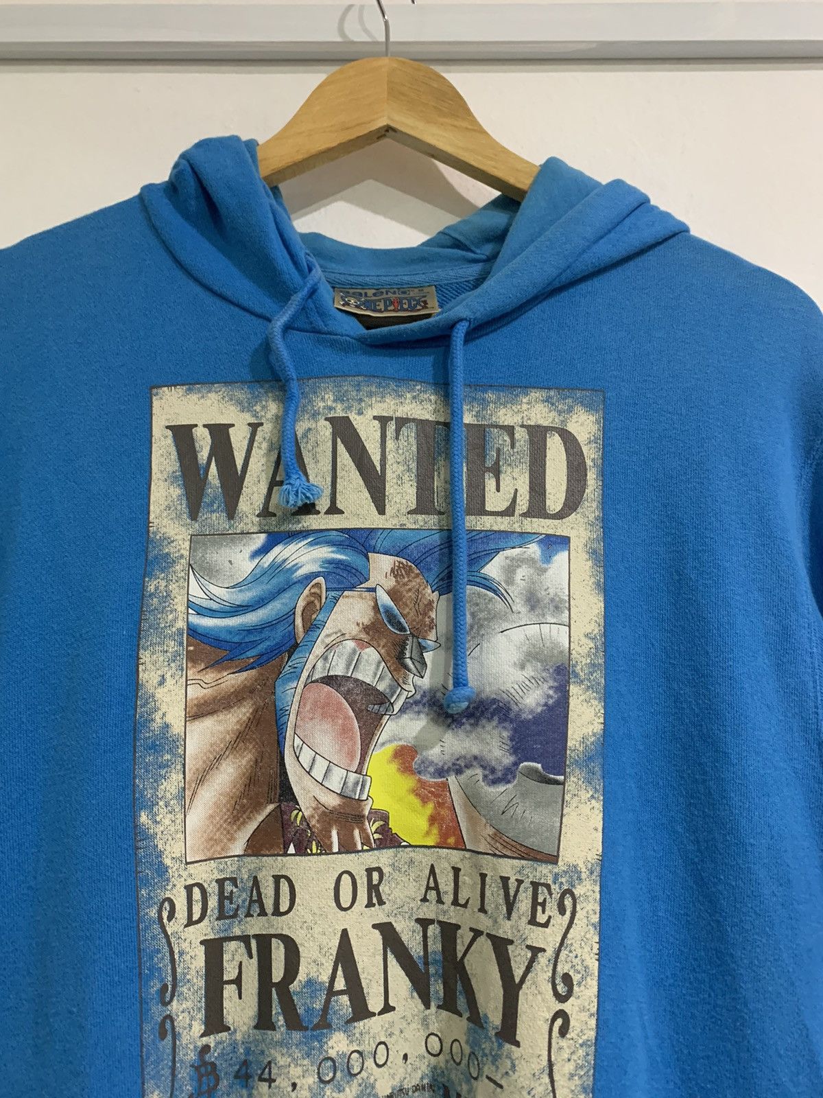 Vintage Baleno One Piece Wanted Franky Anime Hoodie