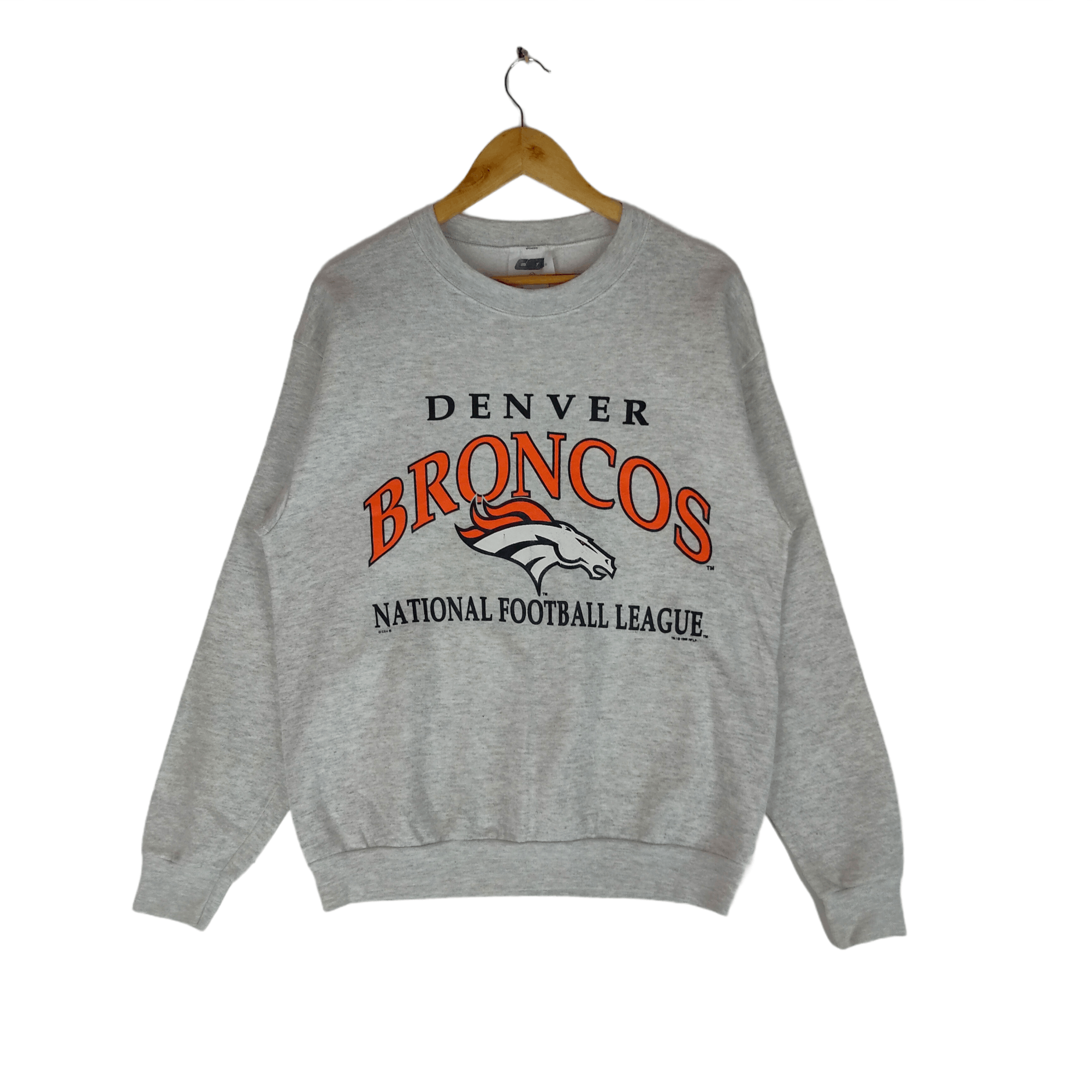 NFL × Vintage Vintage 1999 NFL DENVER BRONCOS Made in USA Sweatshirt Size US M / EU 48-50 / 2 - 1 Thumbnail