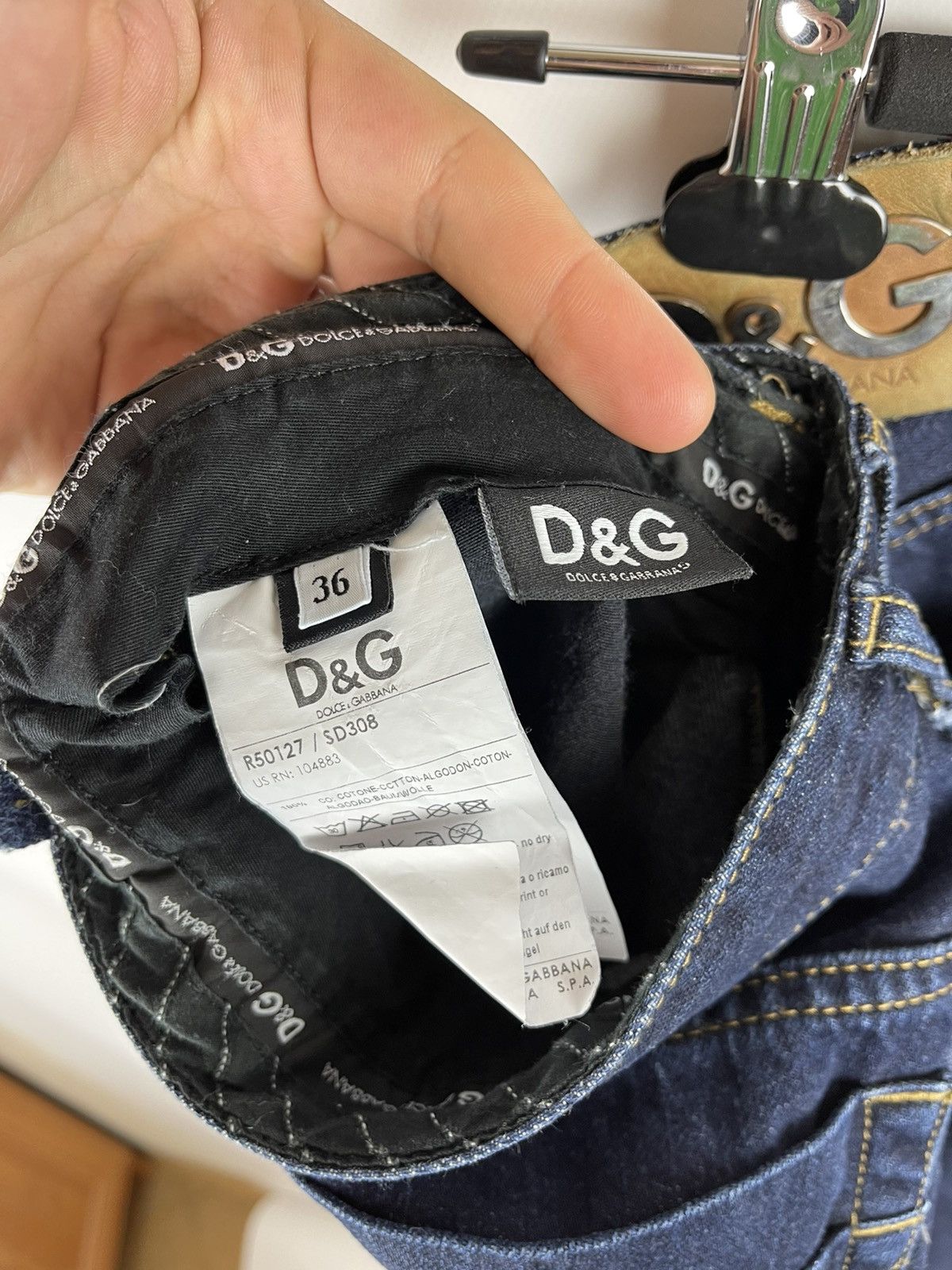 Dolce & Gabbana Dolce & Gabbana magic indigo blue denim jeans pants Size US 36 / EU 52 - 15 Thumbnail