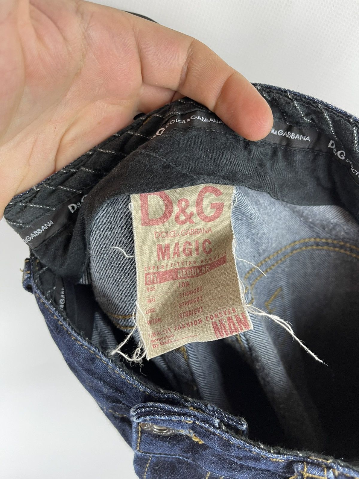 Dolce & Gabbana Dolce & Gabbana magic indigo blue denim jeans pants Size US 36 / EU 52 - 13 Thumbnail
