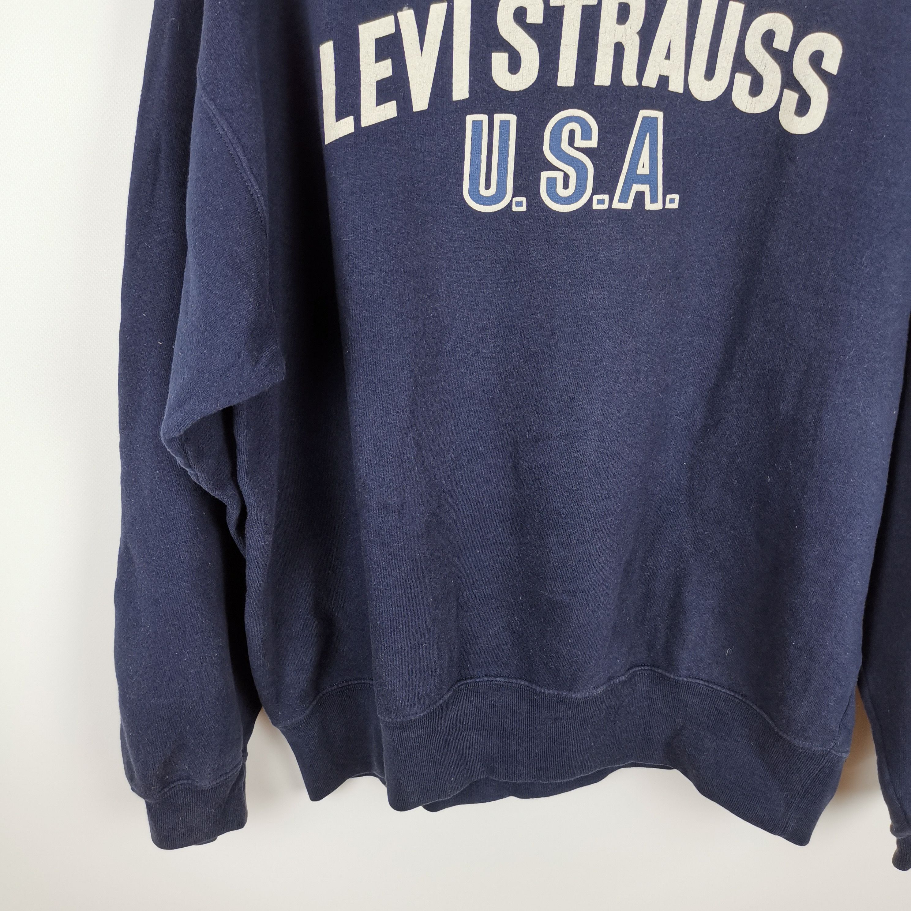 Levi's Levi's USA vintage 90s big logo sweatshirt Size US M / EU 48-50 / 2 - 2 Thumbnail