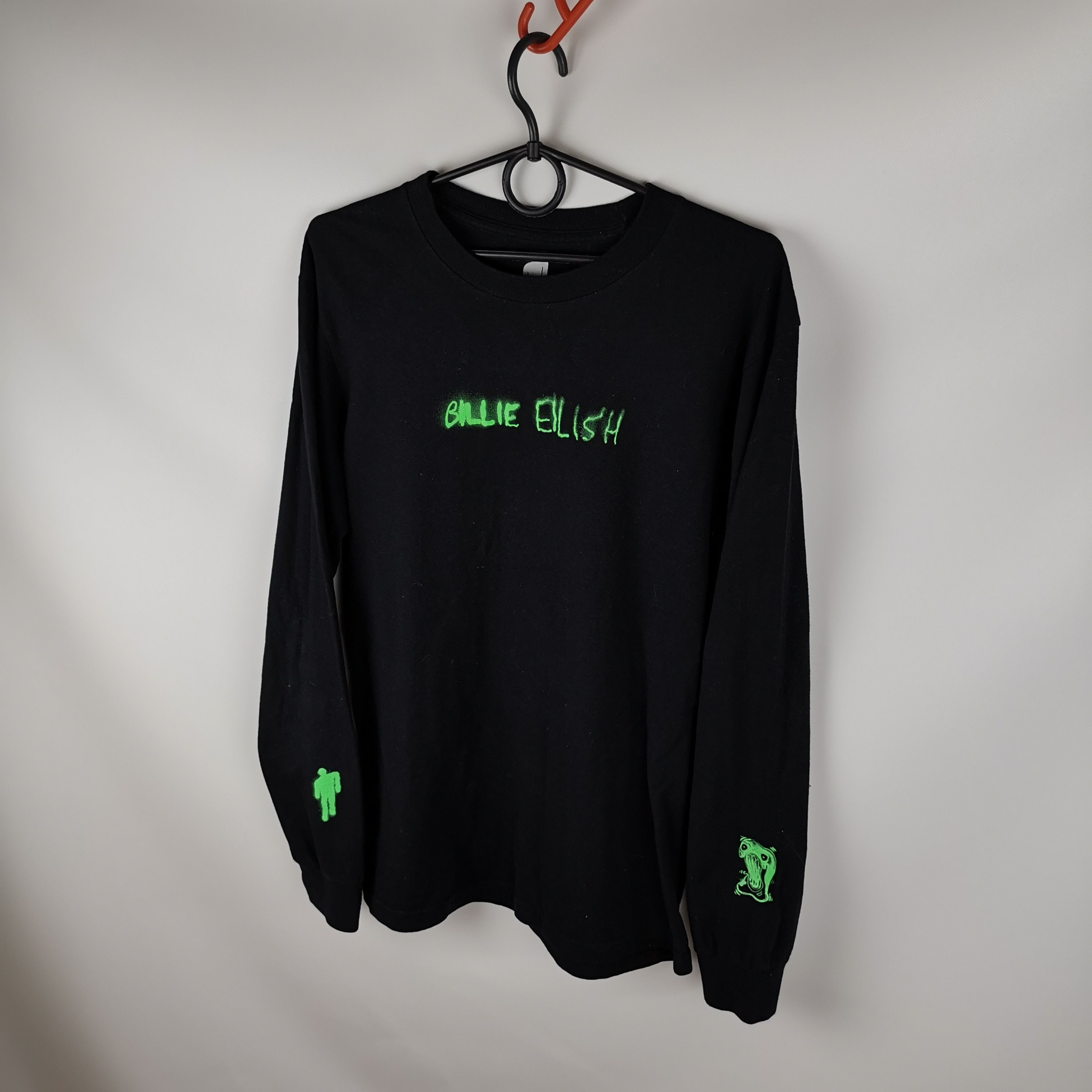 Band Tees Billie Eilish 2019 logo longsleeve tee shirt merchandise Size US S / EU 44-46 / 1 - 1 Thumbnail