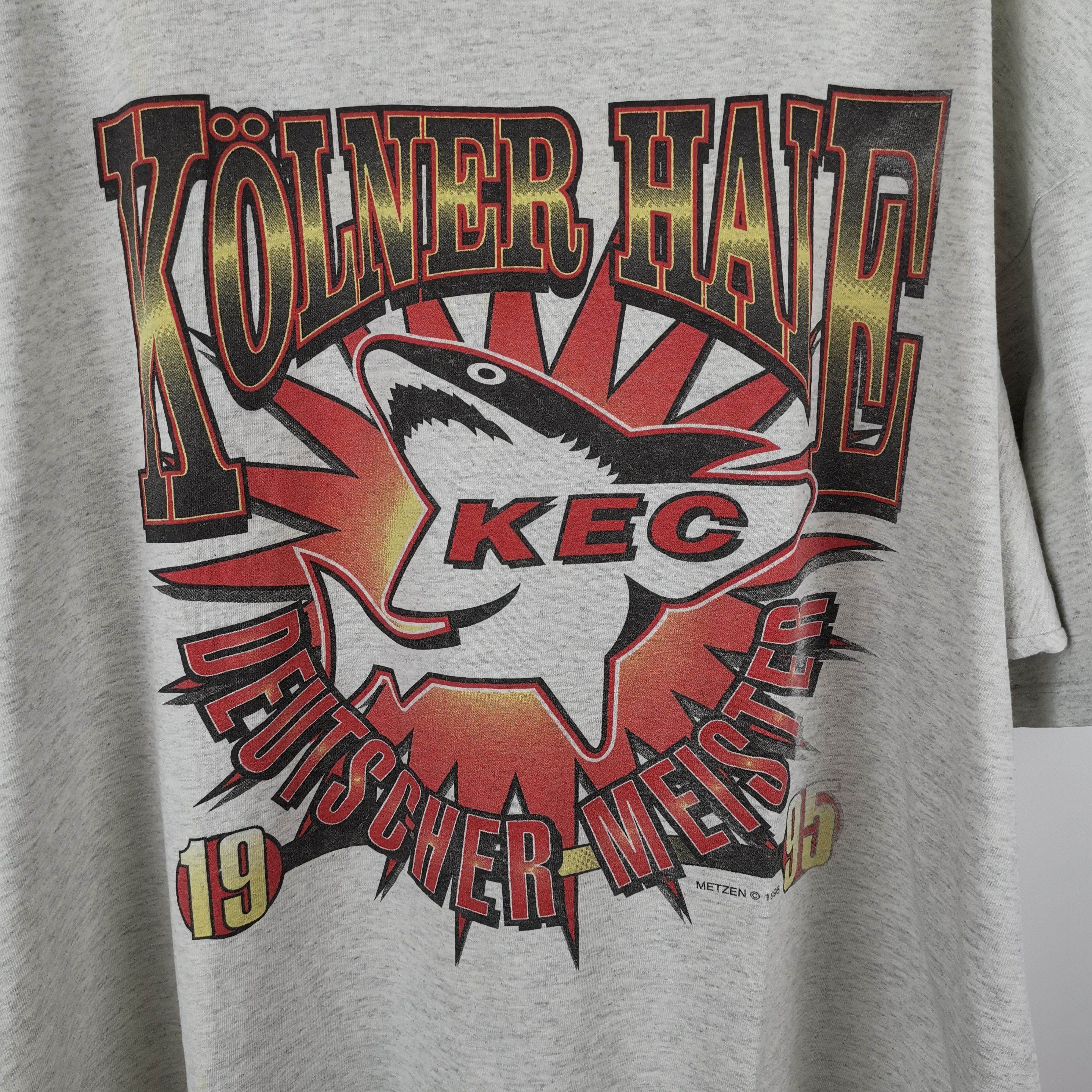 Gildan Gildan vintage 1995 Kolner Hale made in Canada tee shirt Size US XXL / EU 58 / 5 - 4 Thumbnail