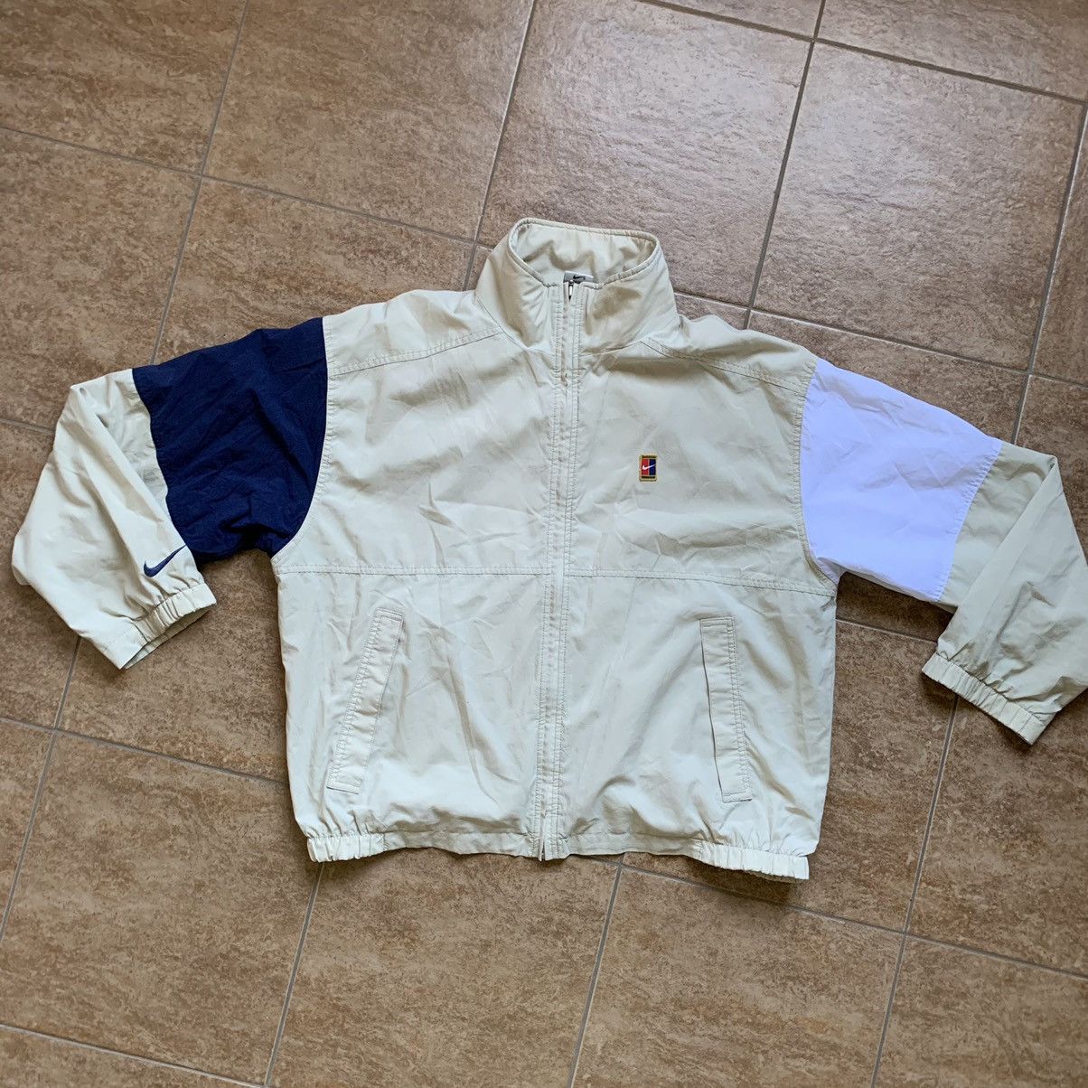 Nike × Vintage 90s Vintage Nike Court tennis Jacket Size US XL / EU 56 / 4 - 3 Thumbnail