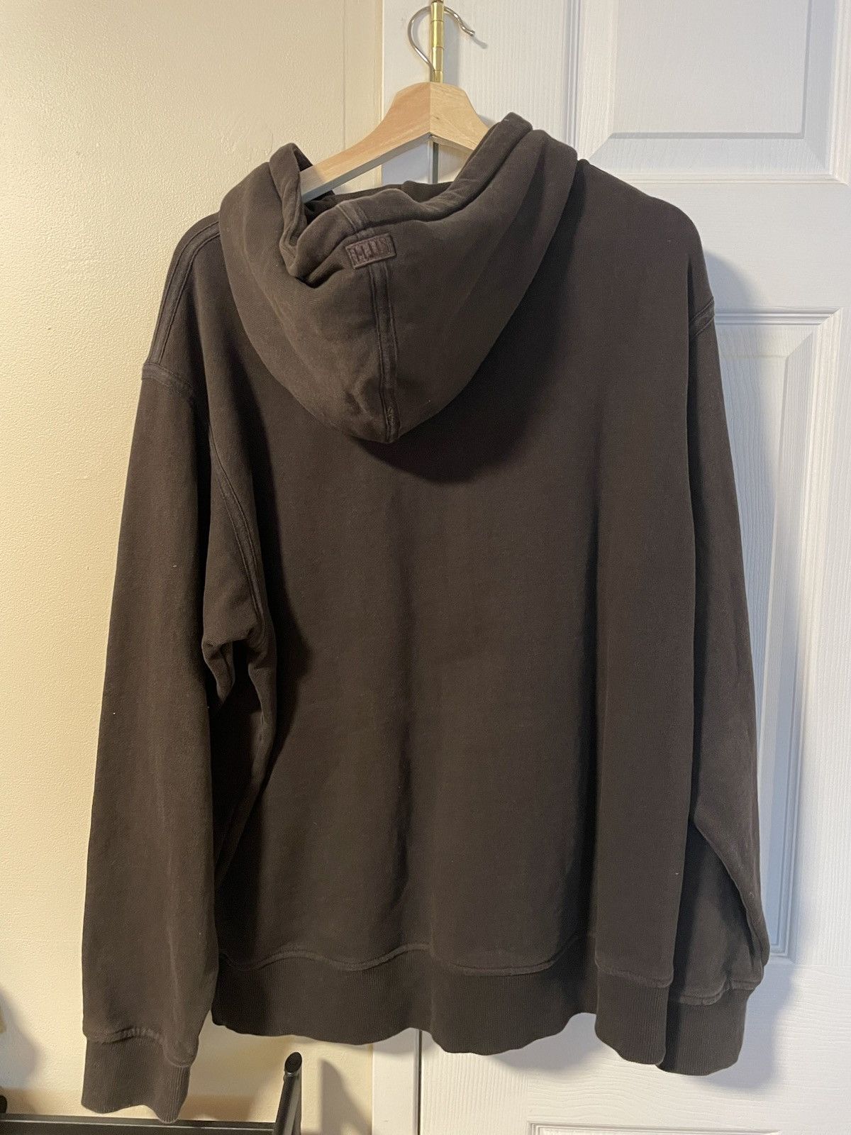 Kith Kith Splintered Logo Hoodie Espresso | Grailed