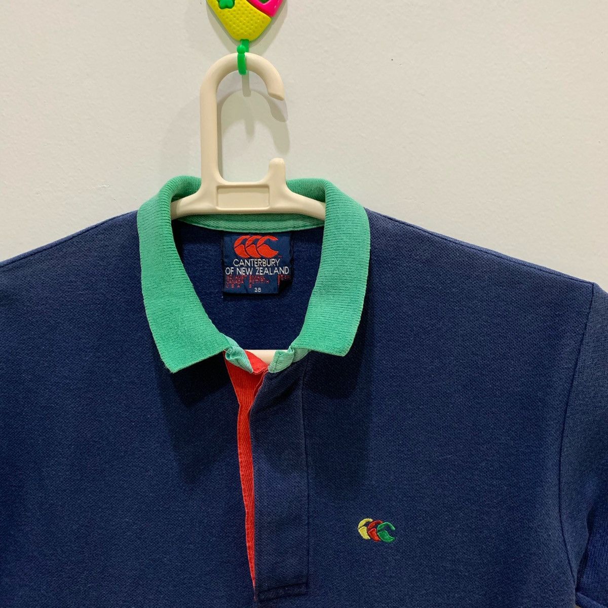 Canterbury of New Zealand × Japanese Brand × Vintage CANTERBURY OF NEW ZEALAND Polos Size 38 Fits S Size US S / EU 44-46 / 1 - 2 Thumbnail