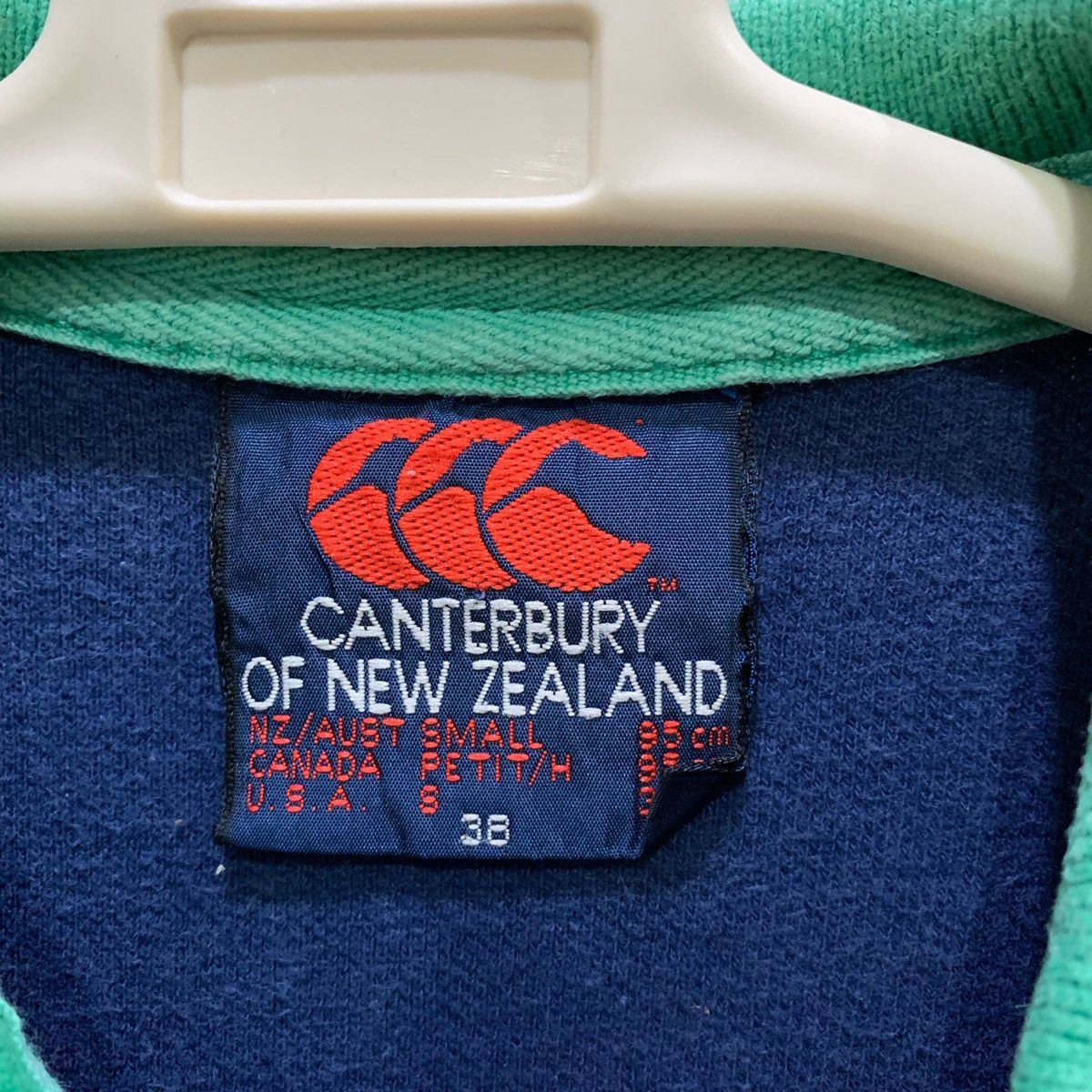 Canterbury of New Zealand × Japanese Brand × Vintage CANTERBURY OF NEW ZEALAND Polos Size 38 Fits S Size US S / EU 44-46 / 1 - 4 Thumbnail
